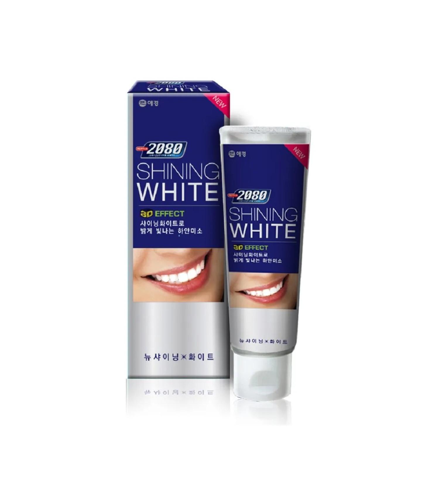 Dental Clinic 2080 Shining White toothpaste whitening 100g*2 pcs