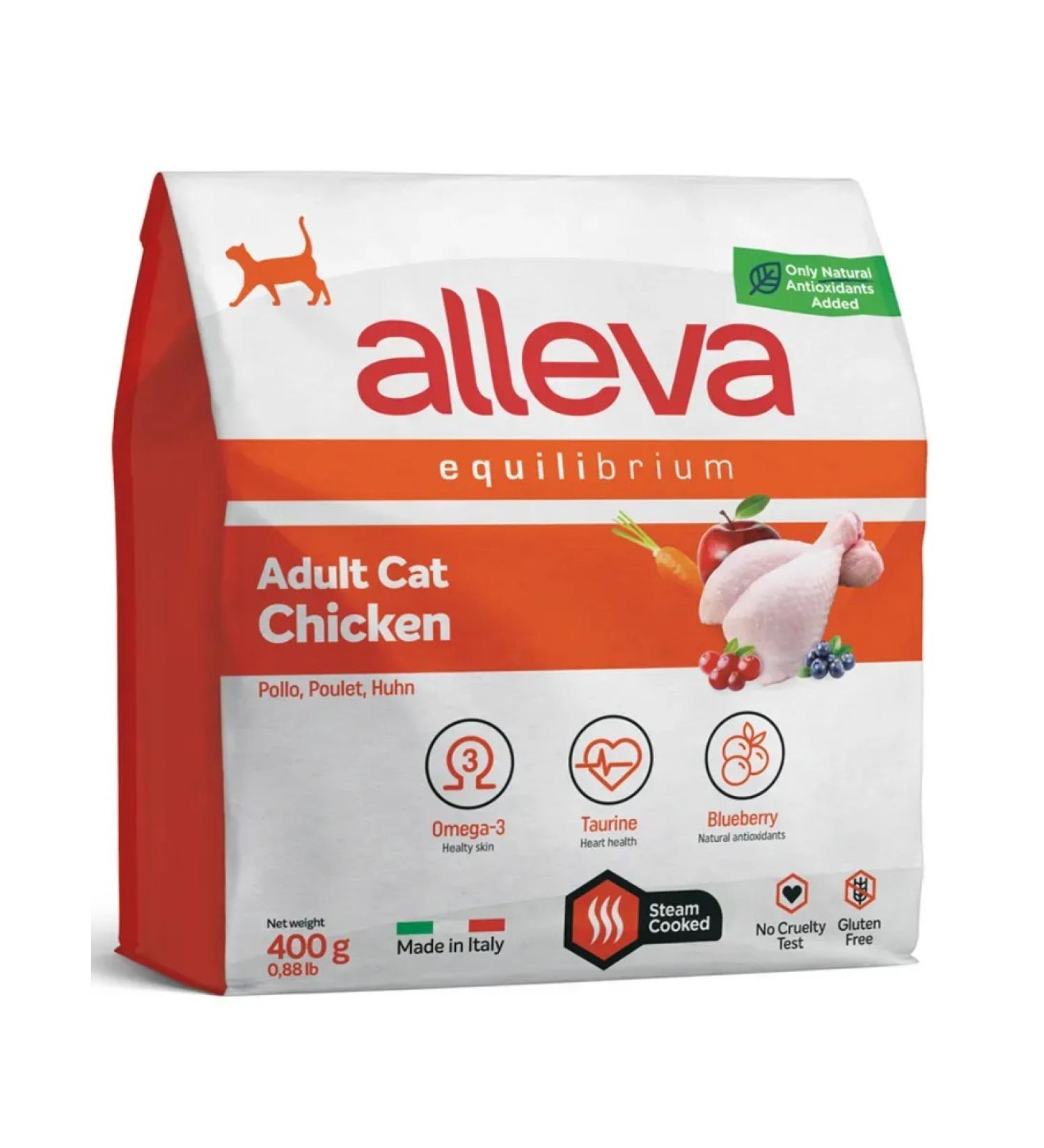 Alleva Feed Ecvalibrium for adult cats with chicken 0.4 kg
