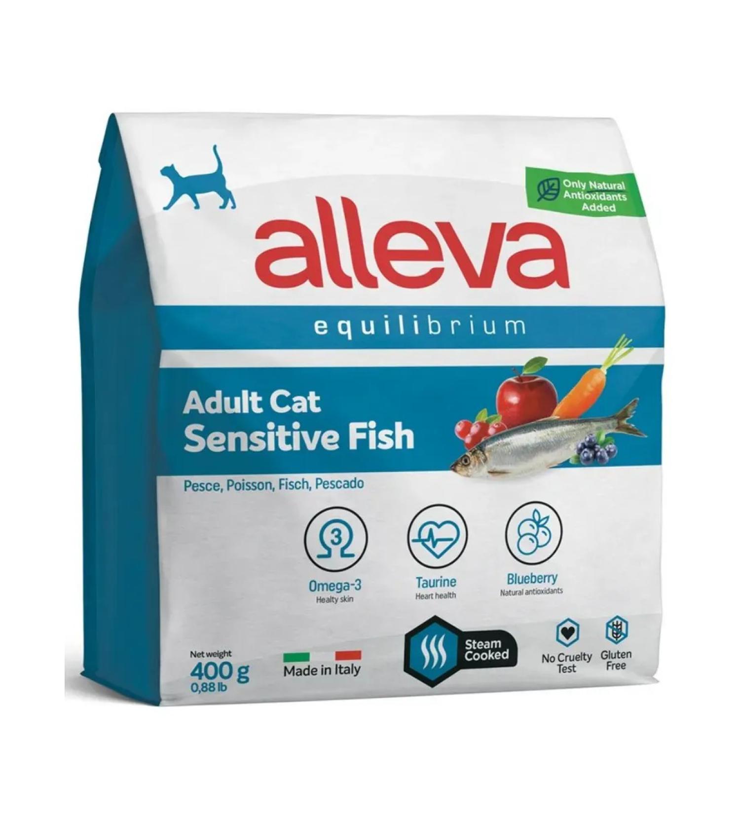 Alleva Adult cats Equalibrium sensitive with fish 0.4 kg