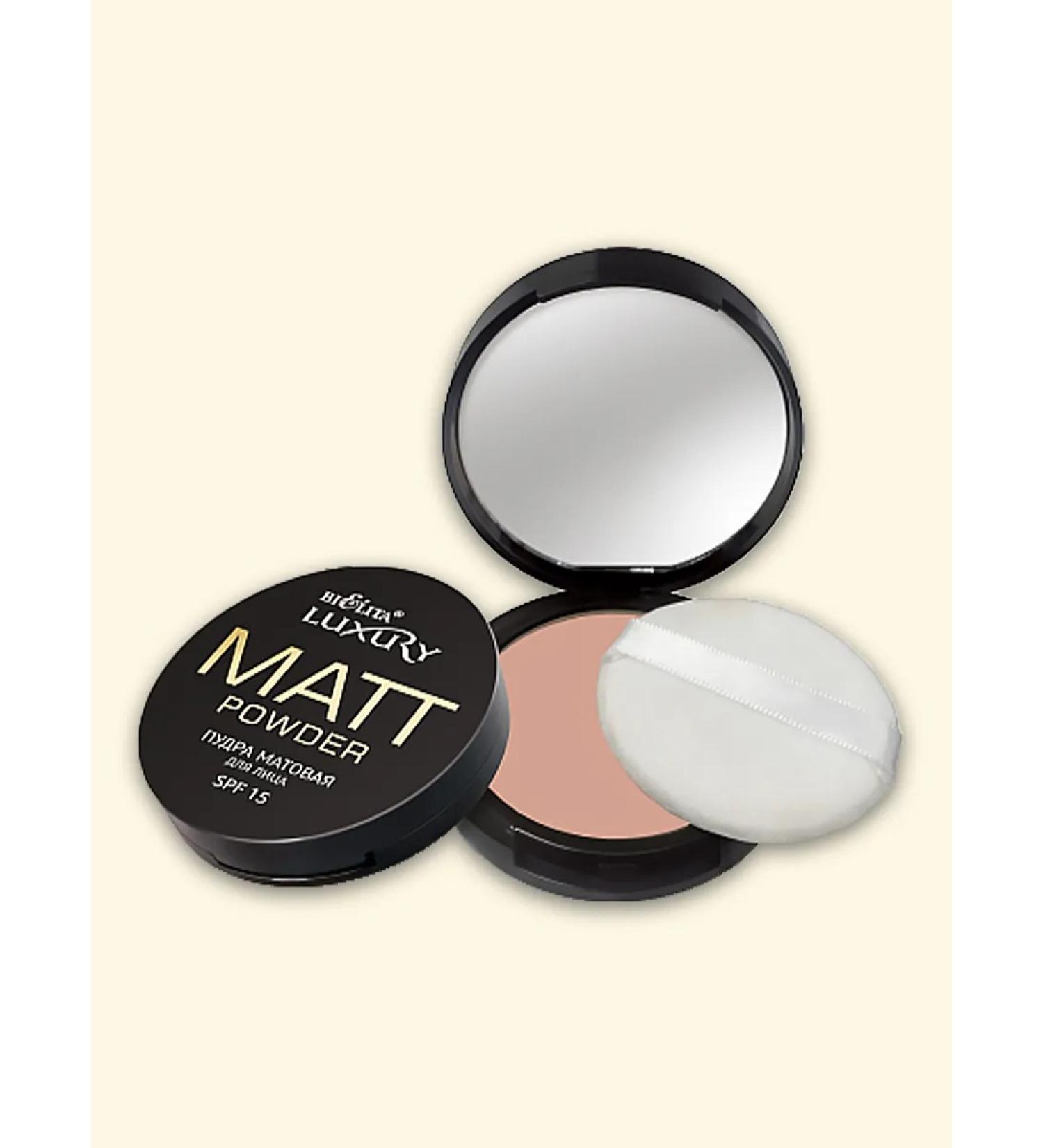 BELITA Matte powder for the face SPF 15 Luxury tone 03 - Buy Online on GoSupps.com