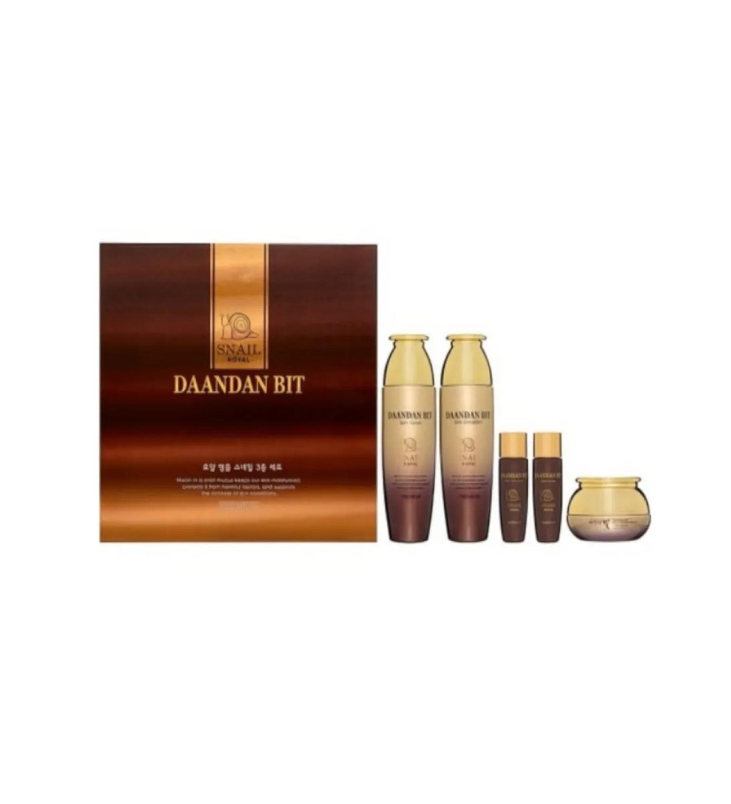 Jigott Anti -aging set for the face with snail