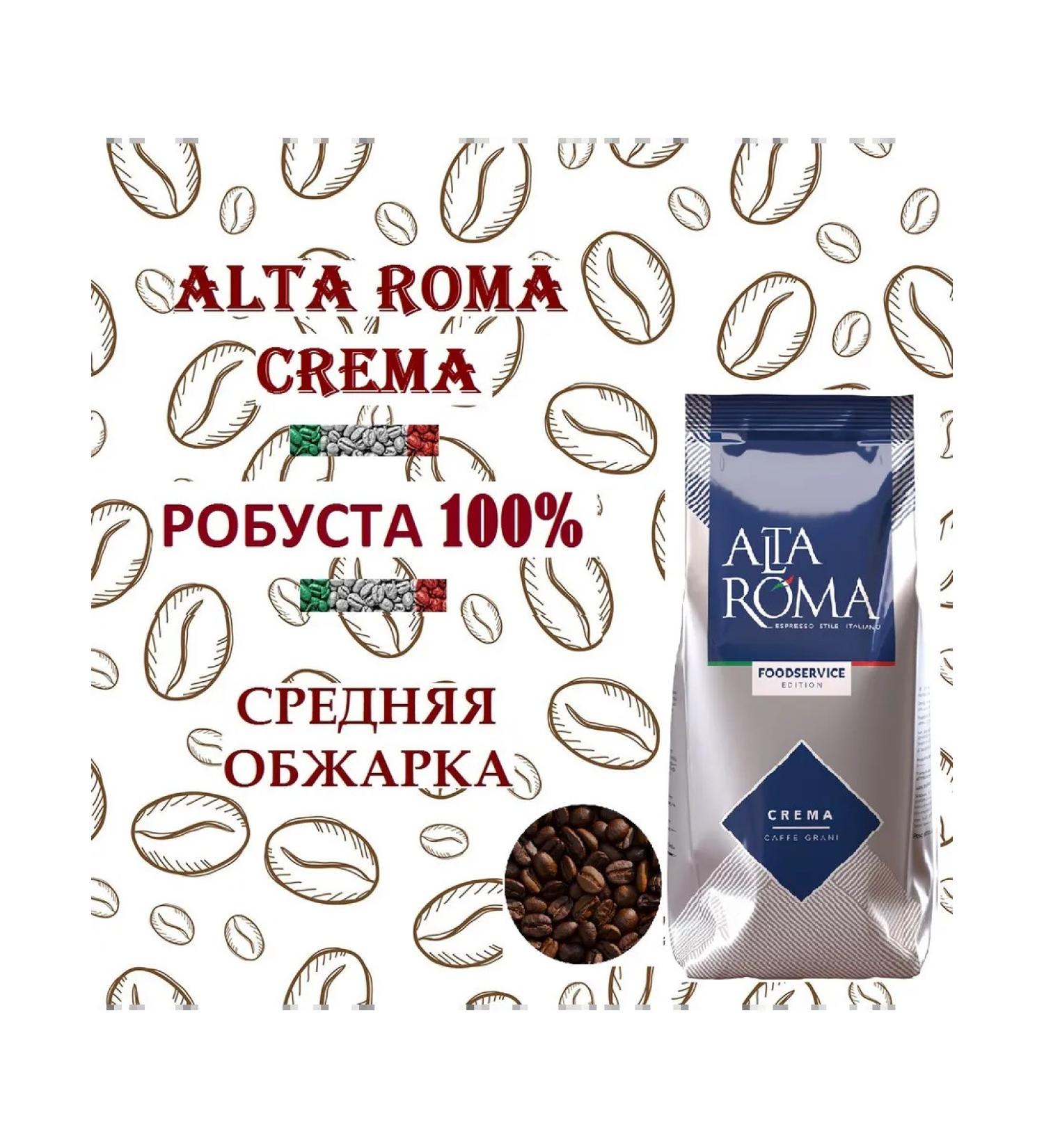 ALTA ROMA Crema coffee package 1 kg - Buy Online on GoSupps.com