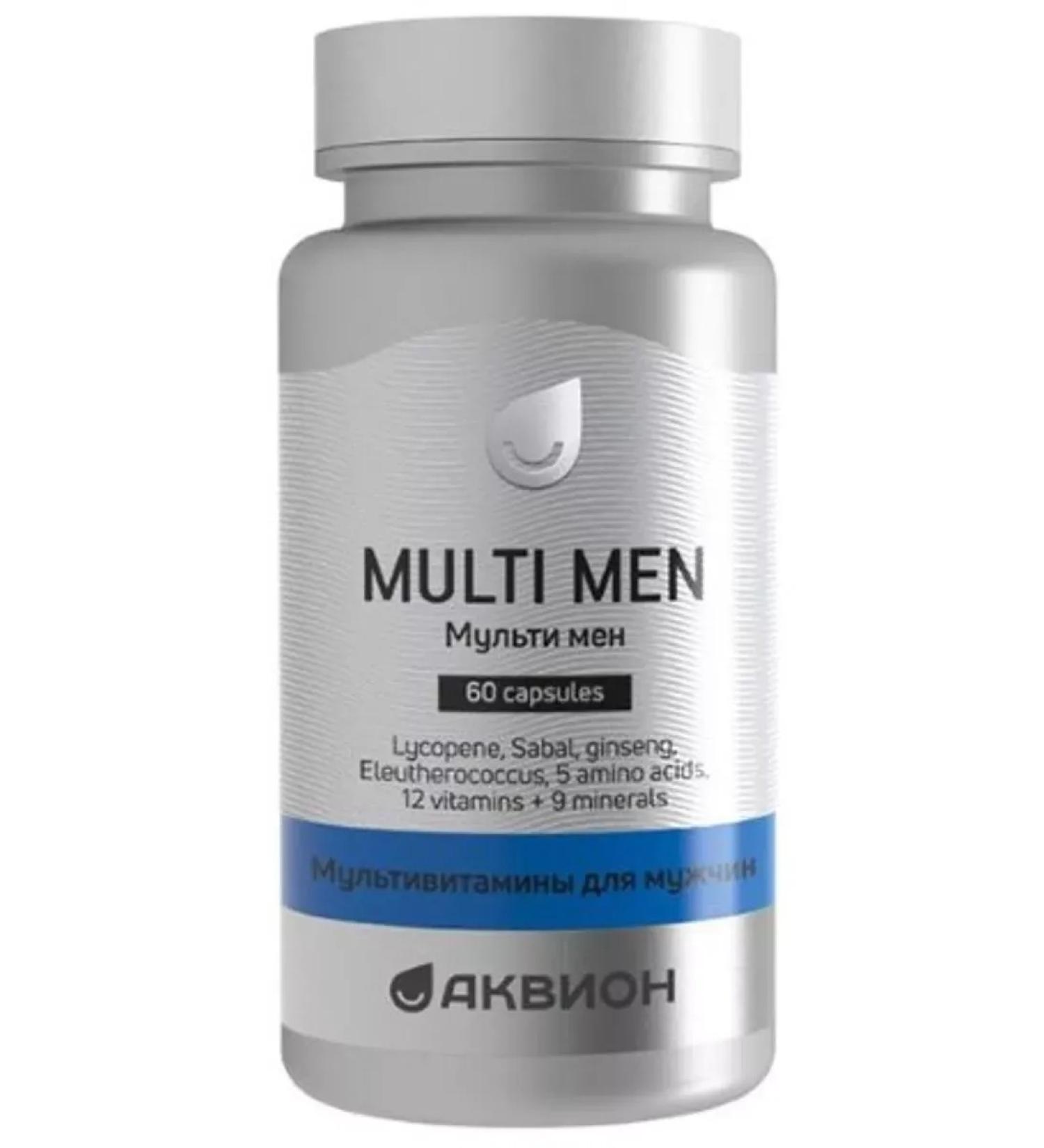 AKVION Multivitamins for men N60 caps 930MG-1 pound