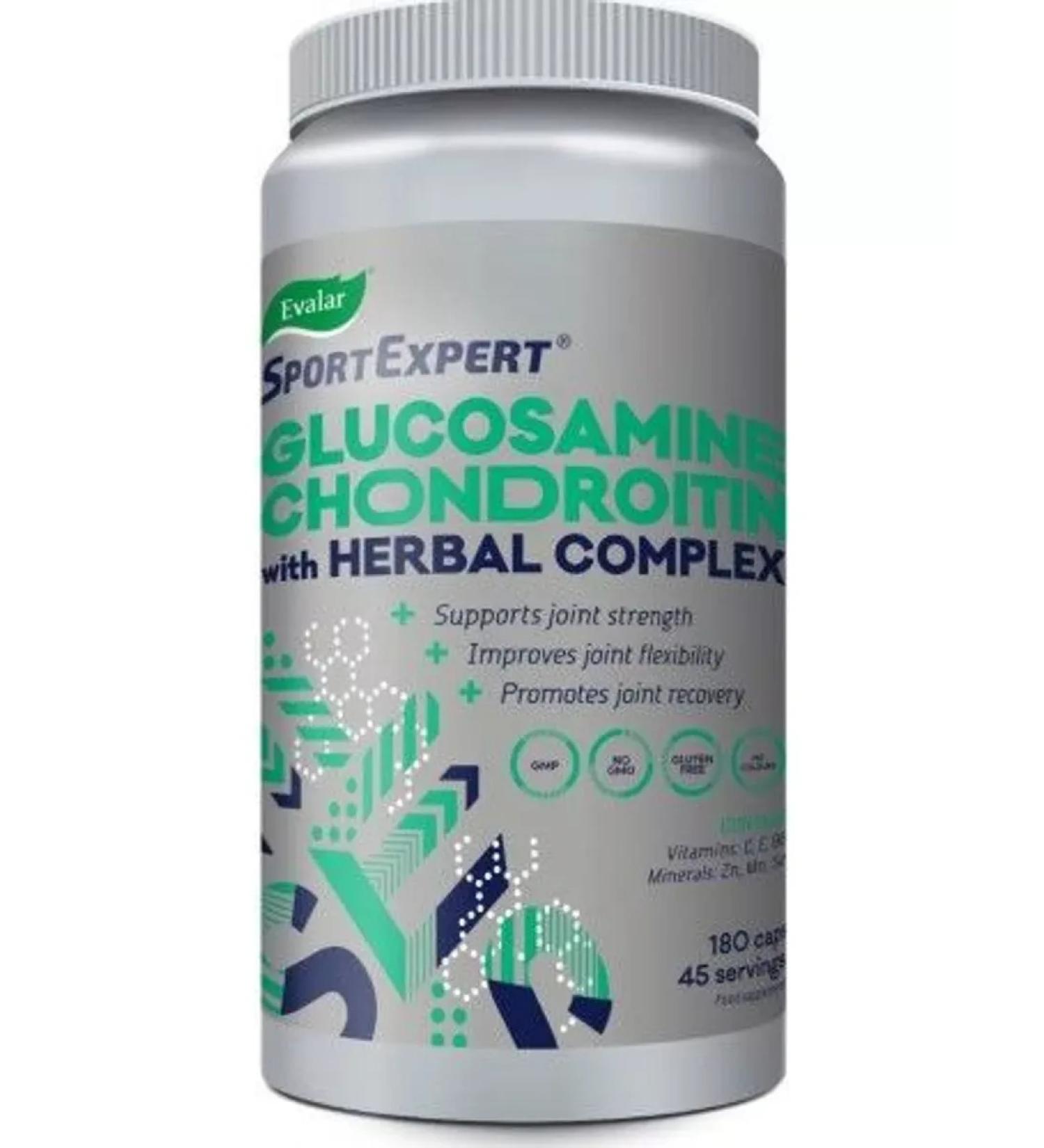 Evalar Sportspert Glucosamine chondroitin N180 caps 0.76g-1pcs