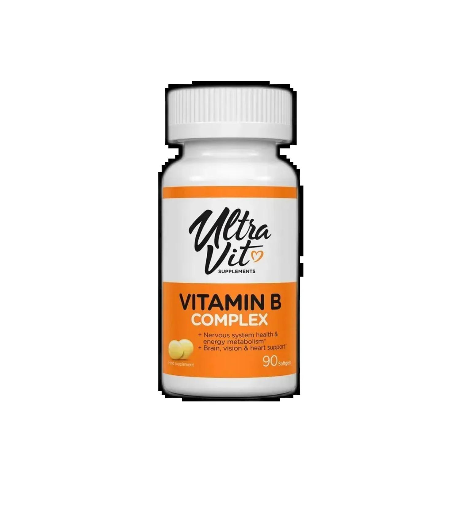 VPLab B vitamins Complex B1 B2 B6 B12 90 capsules - Buy Online on GoSupps.com