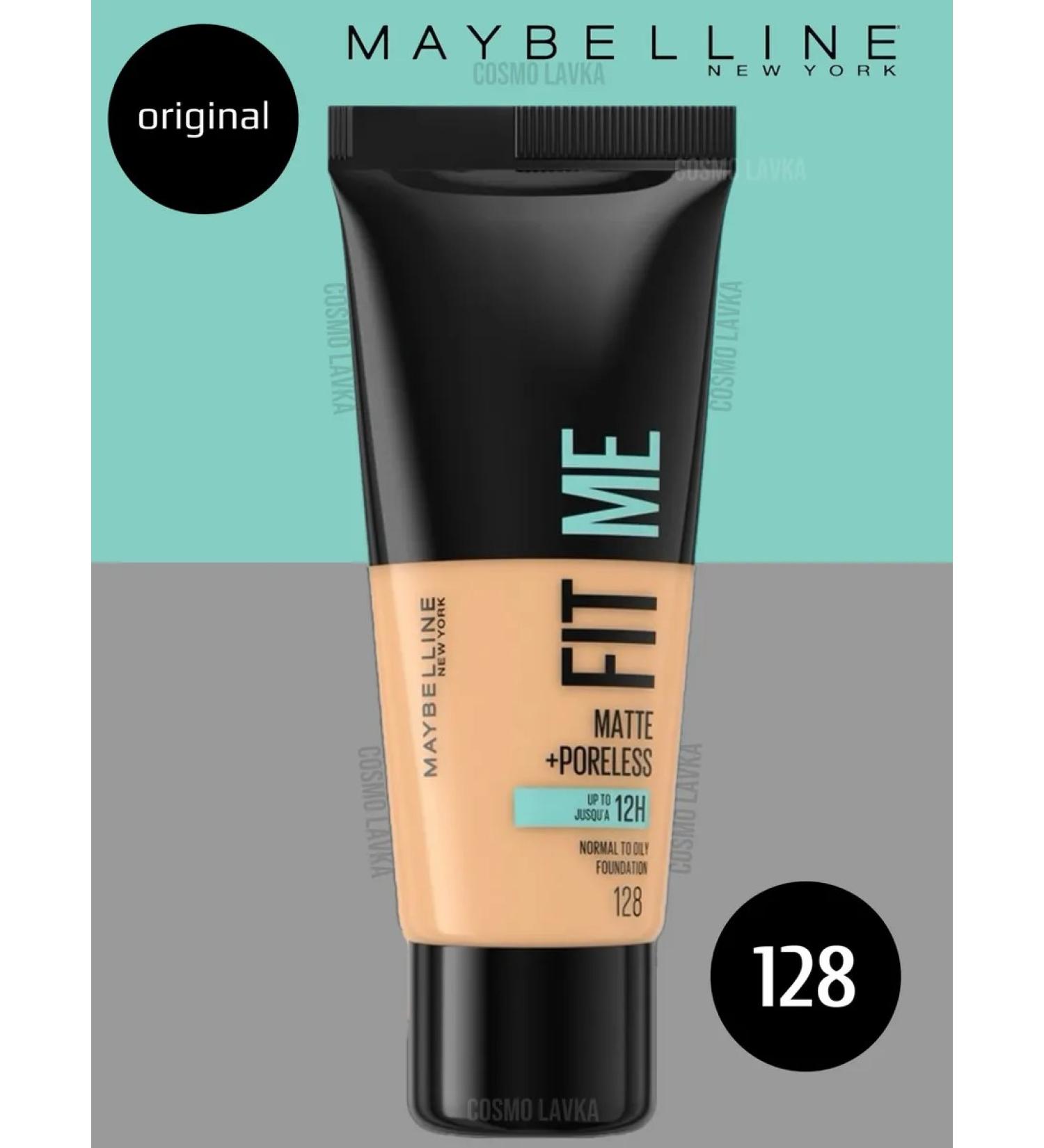 Maybelline New York Fit me foundation for face cream tone 128 original - Buy Online on GoSupps.com