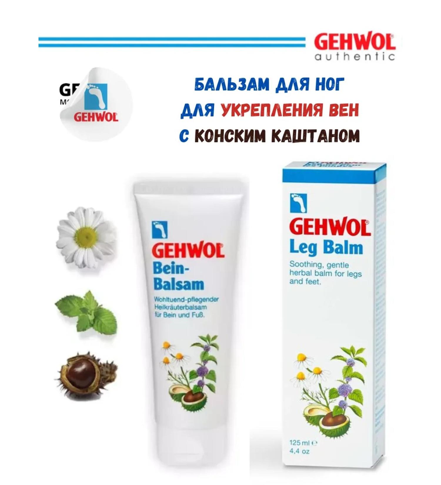 Gehwol Balm for strengthening veins with horse chestnut - Buy Online on GoSupps.com