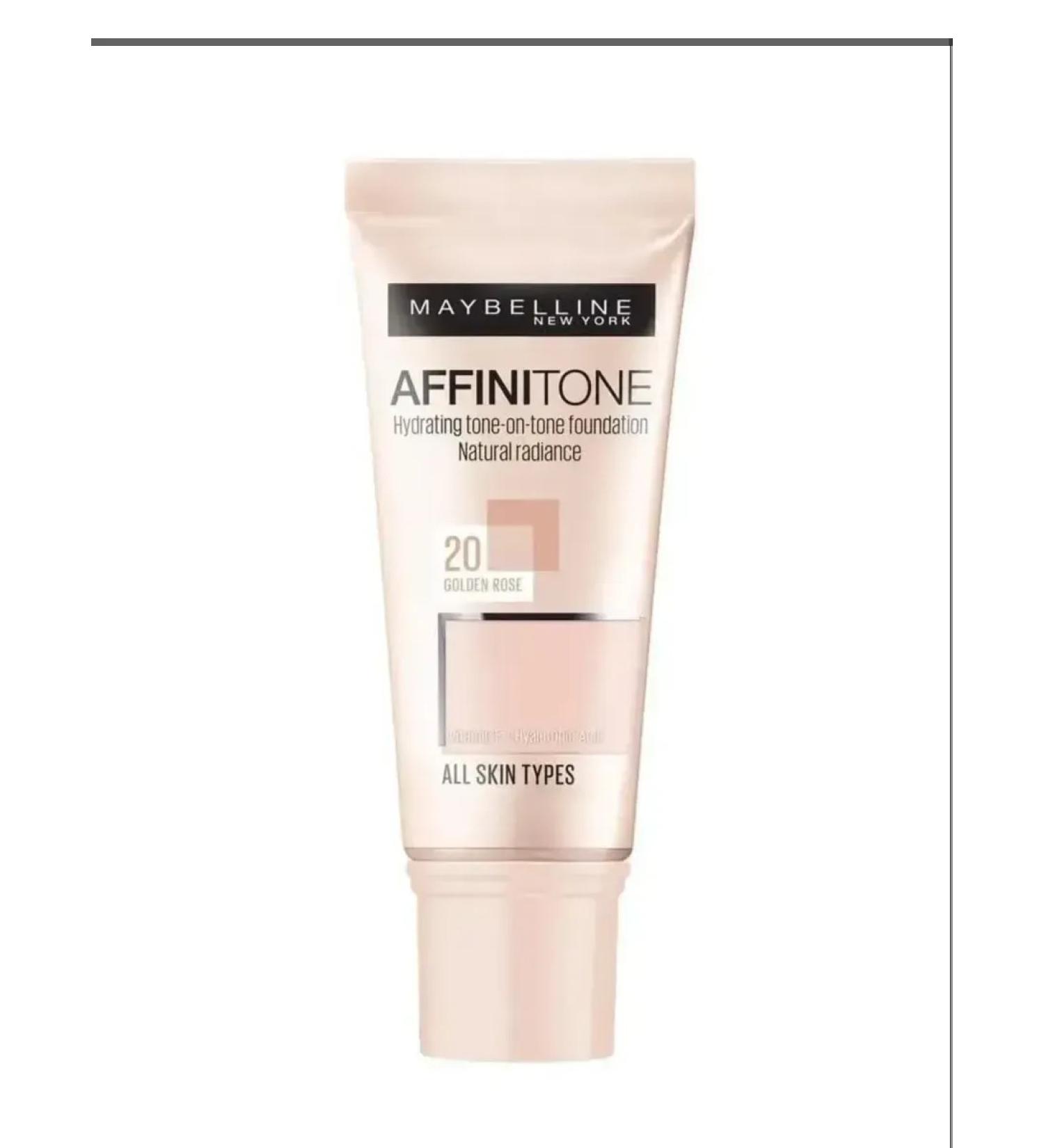 Maybelline New York Affinitone tonal cream 20 natural-beige - Buy Online on GoSupps.com