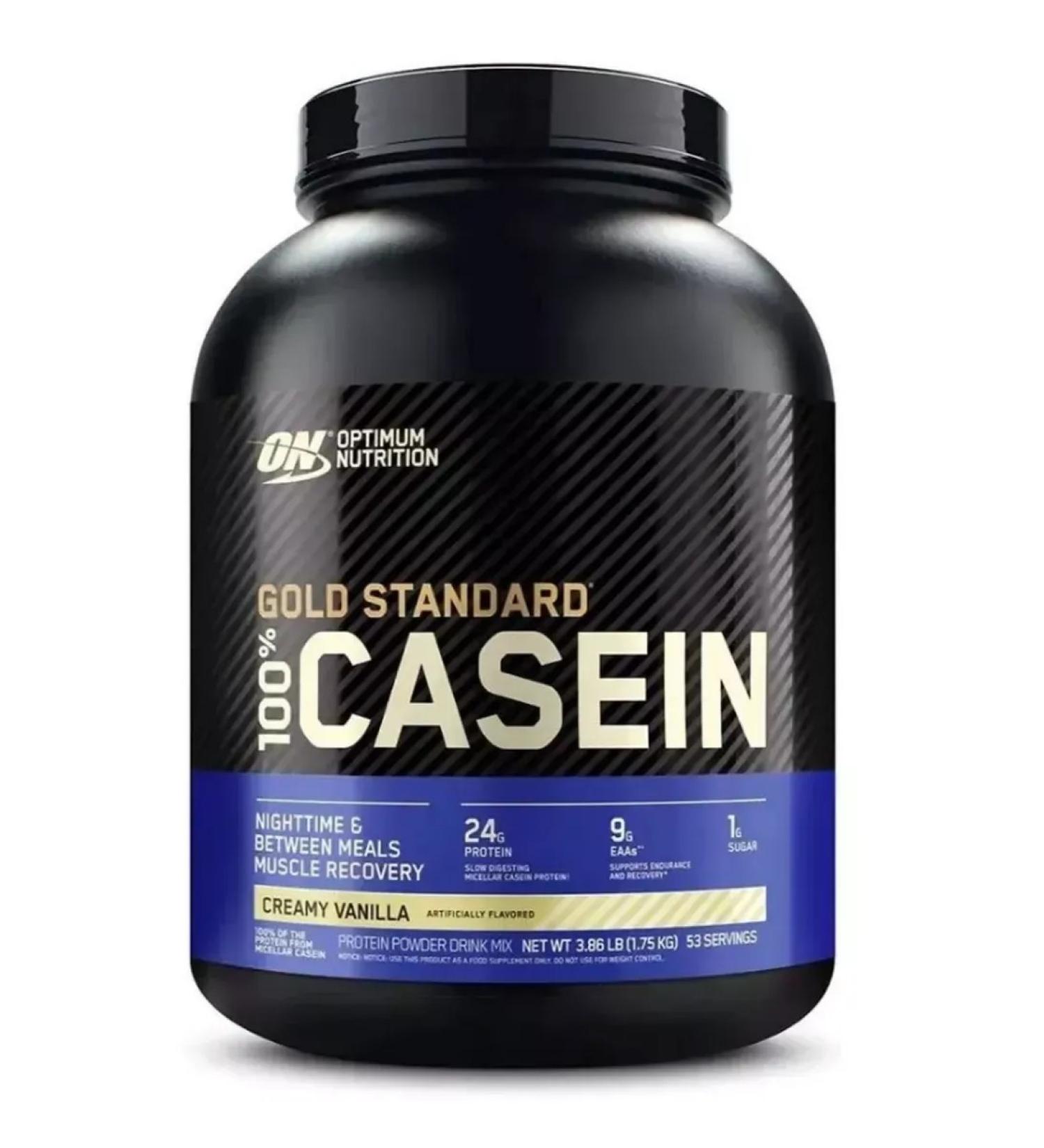 Optimum Nutrition Casein Gold Standard 100% Casein 1750 G Cream Vanilla - Buy Online on GoSupps.com