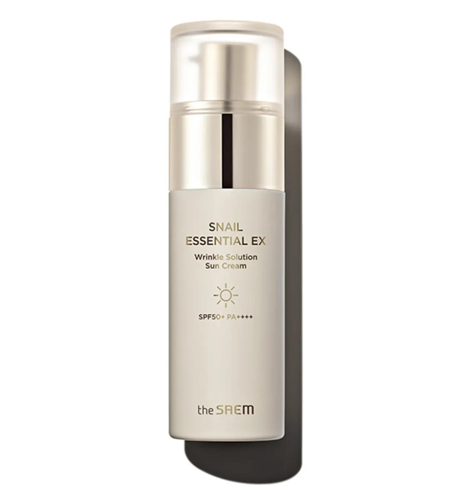 THE SAEM Sanskrin Snail Essential EX Wrinkle Solution Sun Cream SPF50