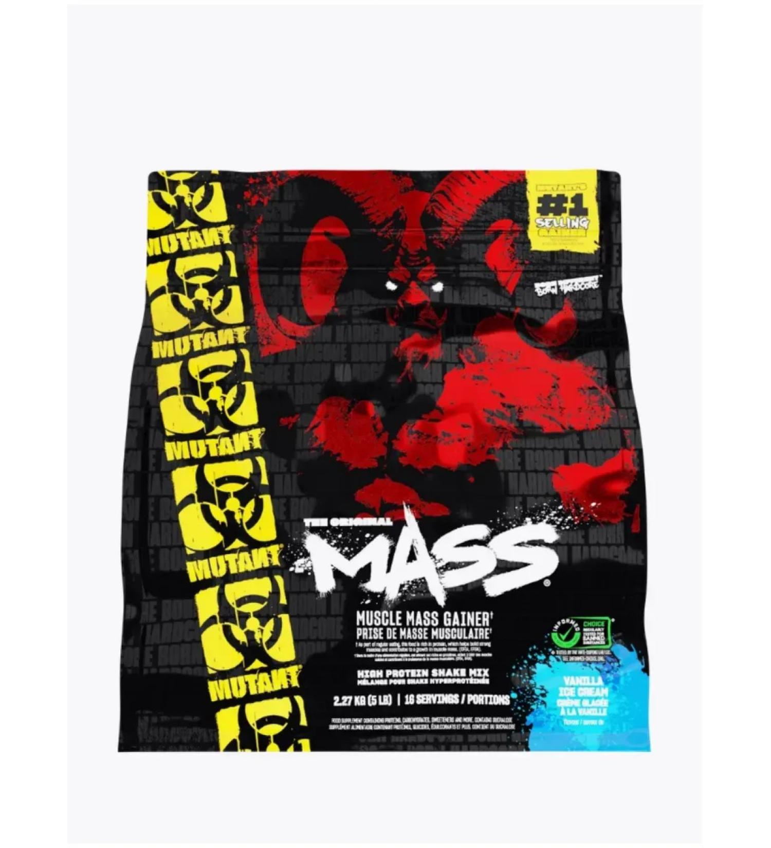 Mutant Gainer Mass 2270 gr vanilla ice cream - Buy Online on GoSupps.com