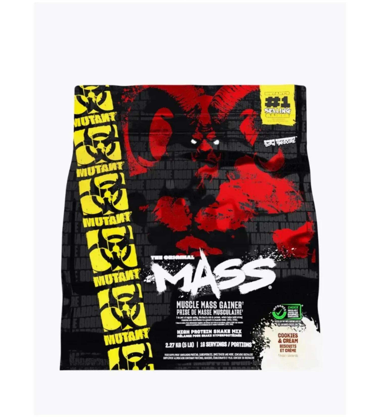 Mutant Gainer Mass 2270 g cookies and cream - Buy Online on GoSupps.com