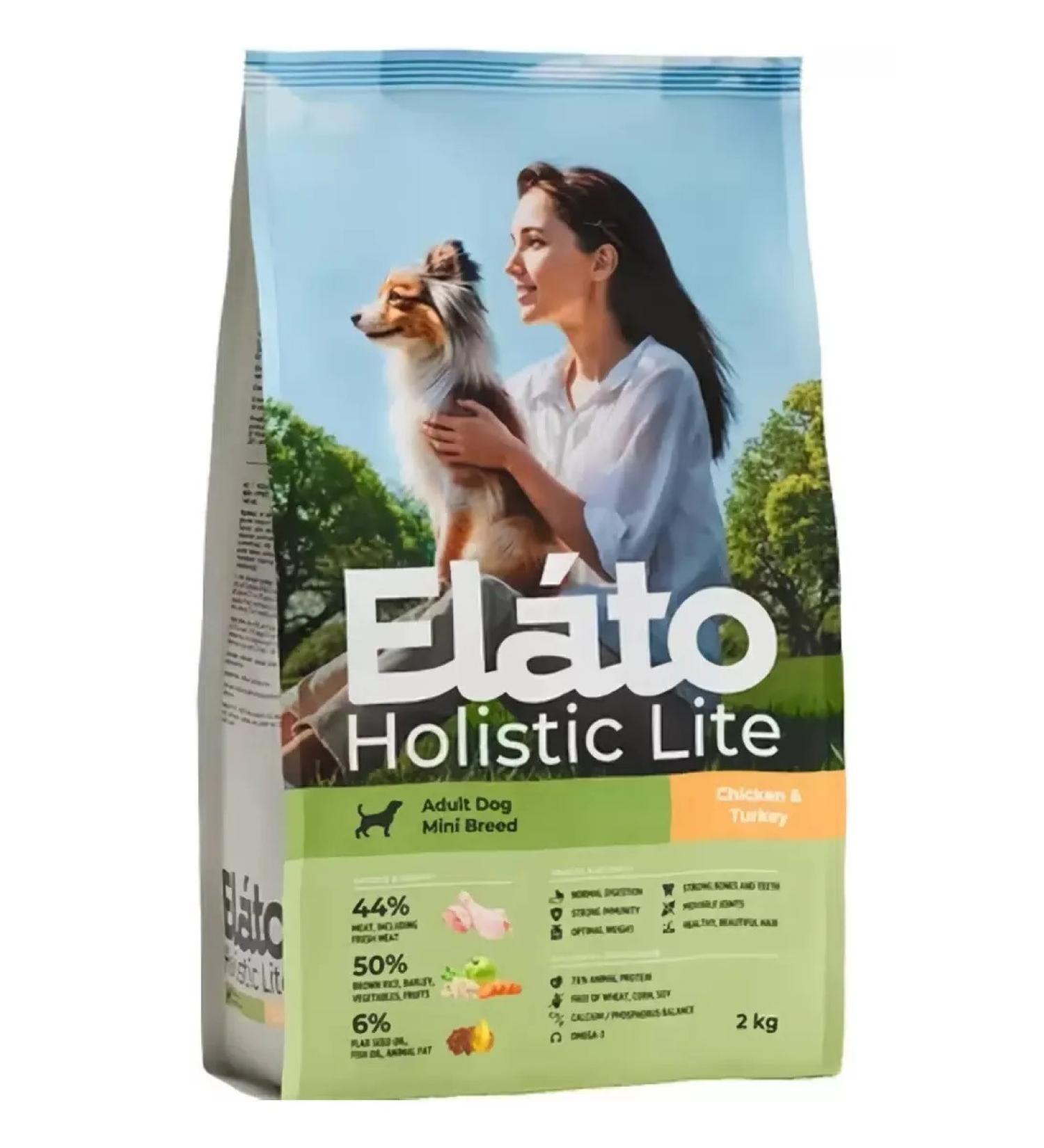 Elato Feed for dogs of small breeds chicken and turkey 2 kg