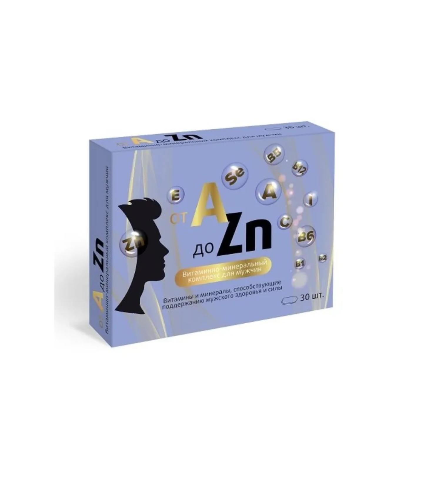 Vitamir Complex from A to ZN for men 30 tabs 900 mg