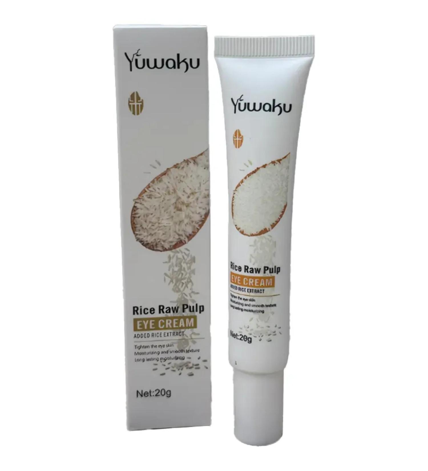 SALE Skin cream around the eyes Rice Raw Pulp Eye Cream - Buy Online on GoSupps.com