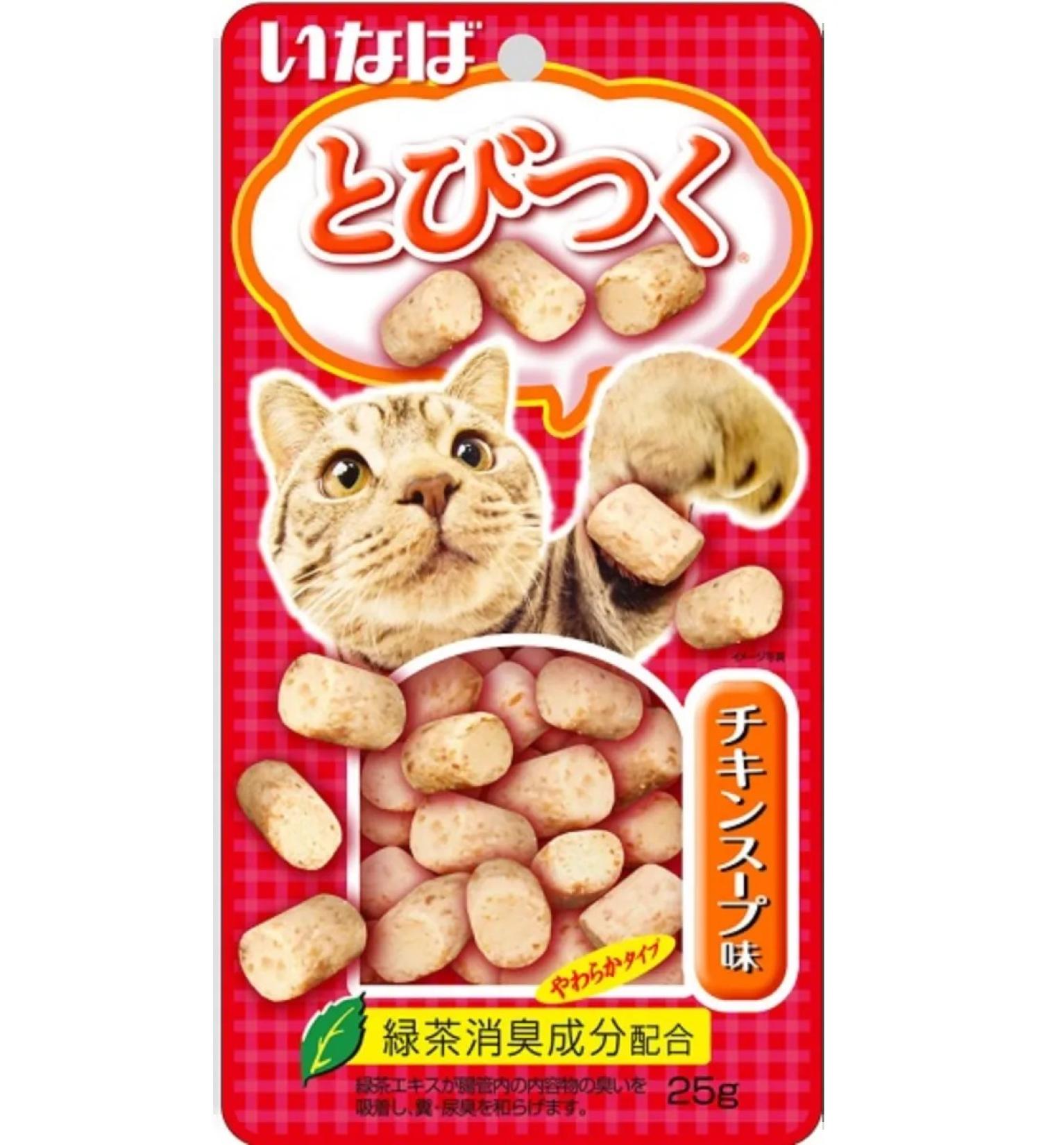 Inaba Baked treat for cats taste of chicken broth 25g