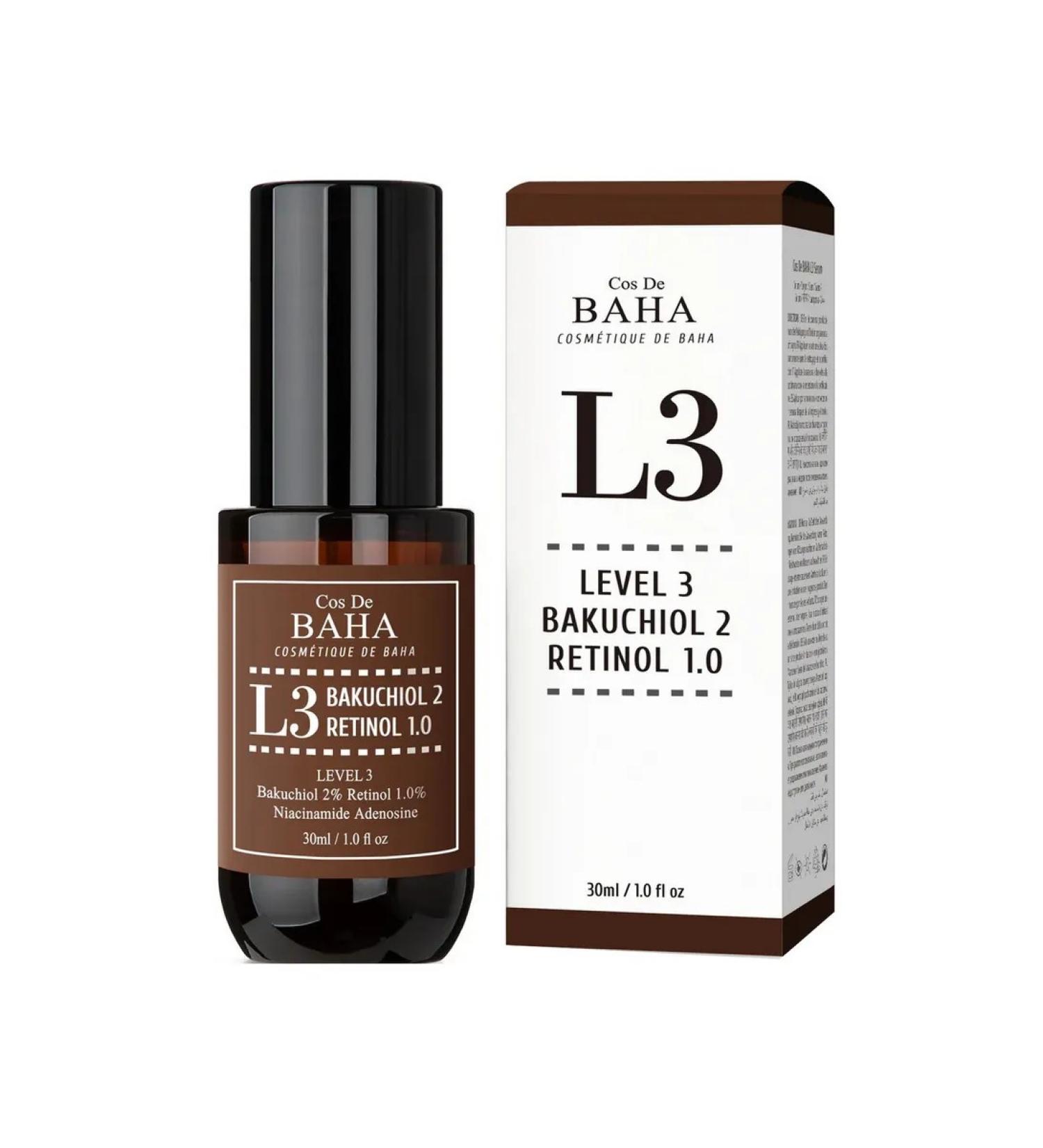 Cos De Baha Facial serum with retinol against aging 30 ml
