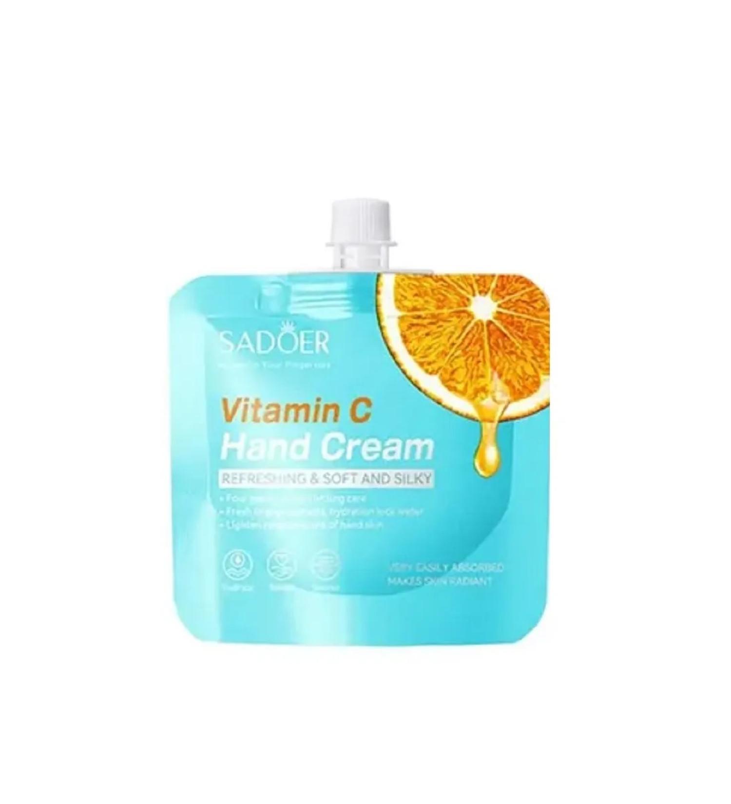 sadoer Moisturizing hand cream with vitamin C