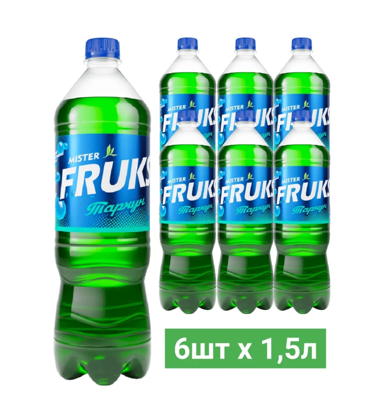 Mr FRUKS Drink gas tarkhun 1.5 l x 6 pcs