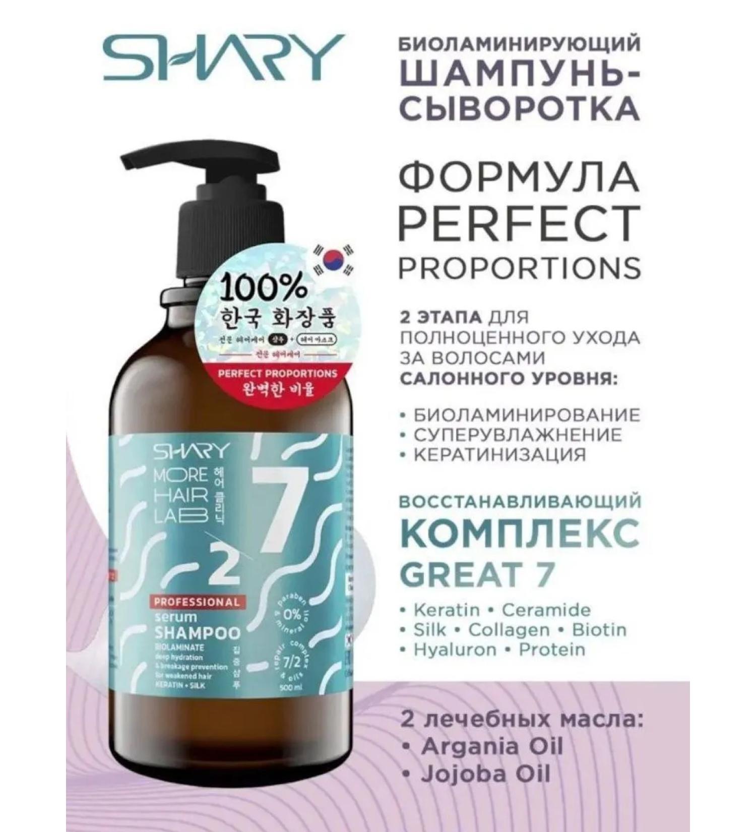 SHARY Laminating shampoo with Korea keratin