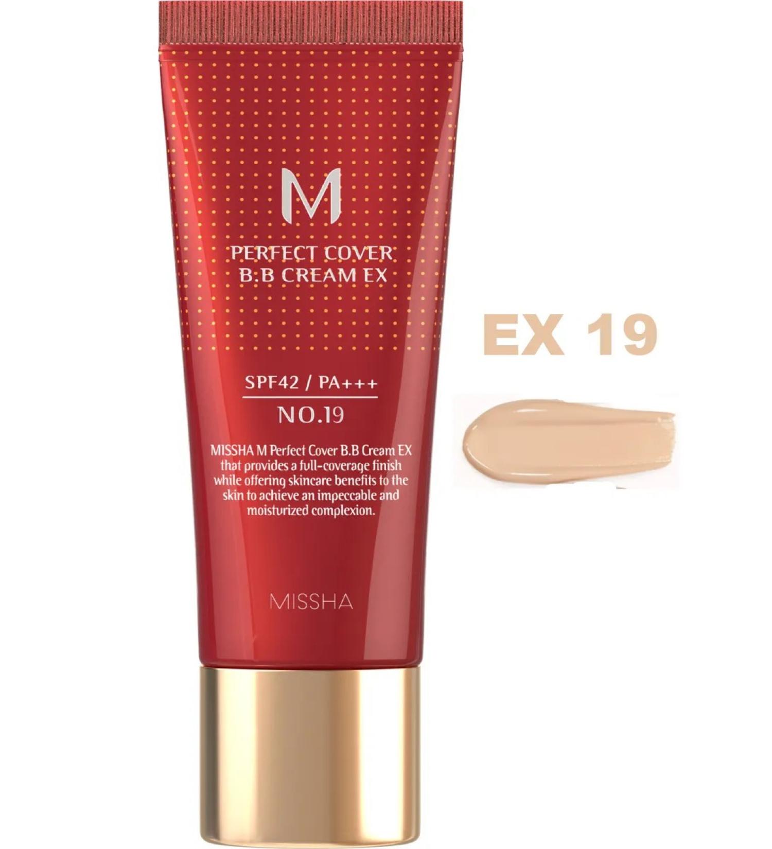 MISSHA BB face cream tone 19 Perfect Cover ex 20 ml - Buy Online on GoSupps.com