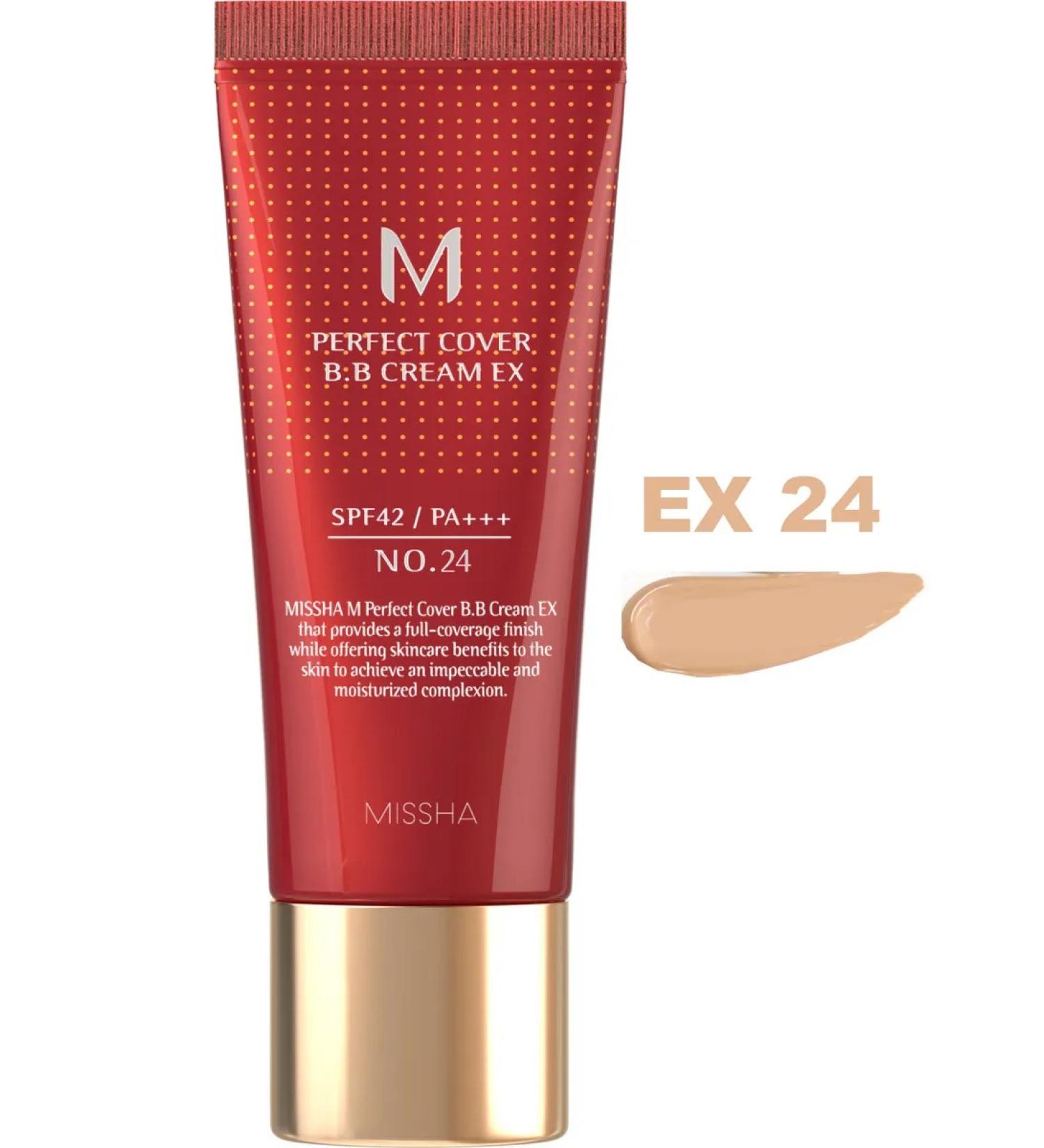 MISSHA BB face cream tone 24 Perfect Cover ex 20 ml - Buy Online on GoSupps.com