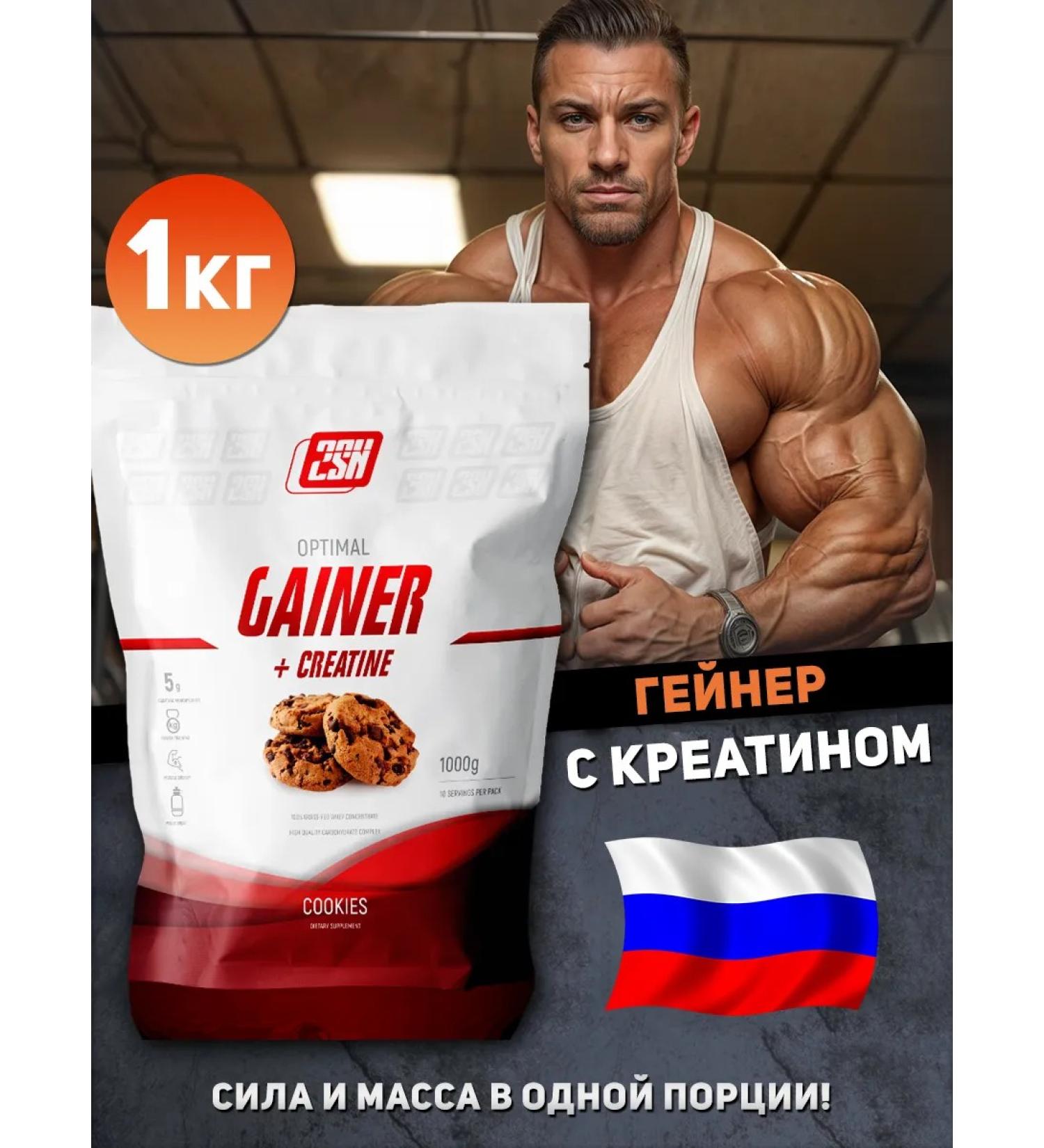 2SN Gainer for a quick set of mass Mass Gainer 1 kg cookies - Buy Online on GoSupps.com