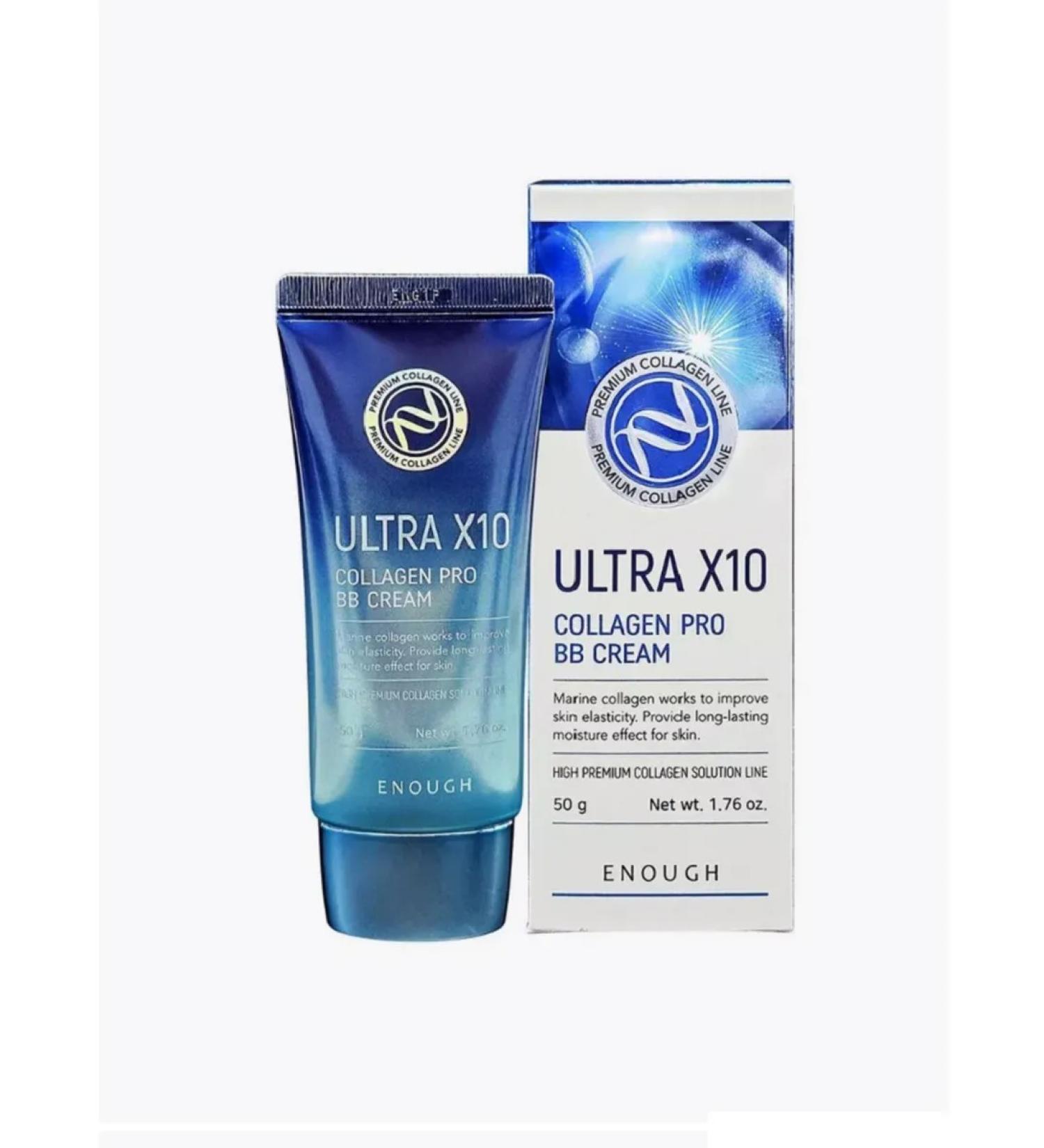 ENOUGH BB face cream with collagen Ultra X10 Collagen Pro 50g - Buy Online on GoSupps.com