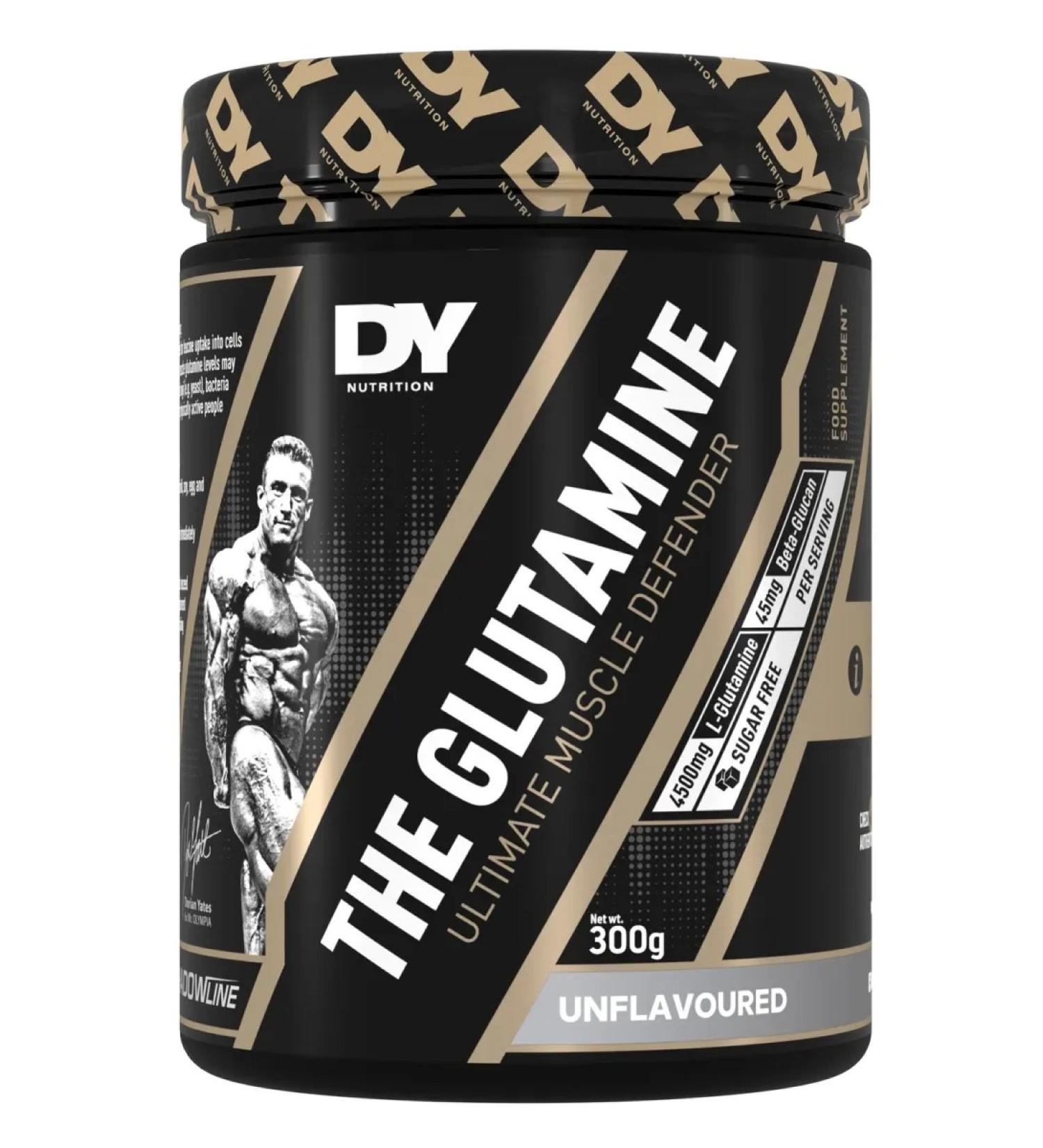 Dorian Yates Nutrition Glutamine glutamine in powder amino acid without taste 300g - Buy Online on GoSupps.com