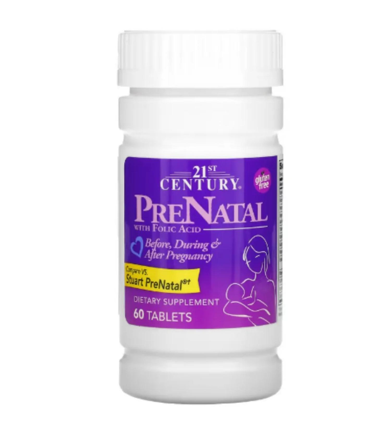 21st Century Vitamins for pregnant women prenatal 60 tablets - Buy Online on GoSupps.com
