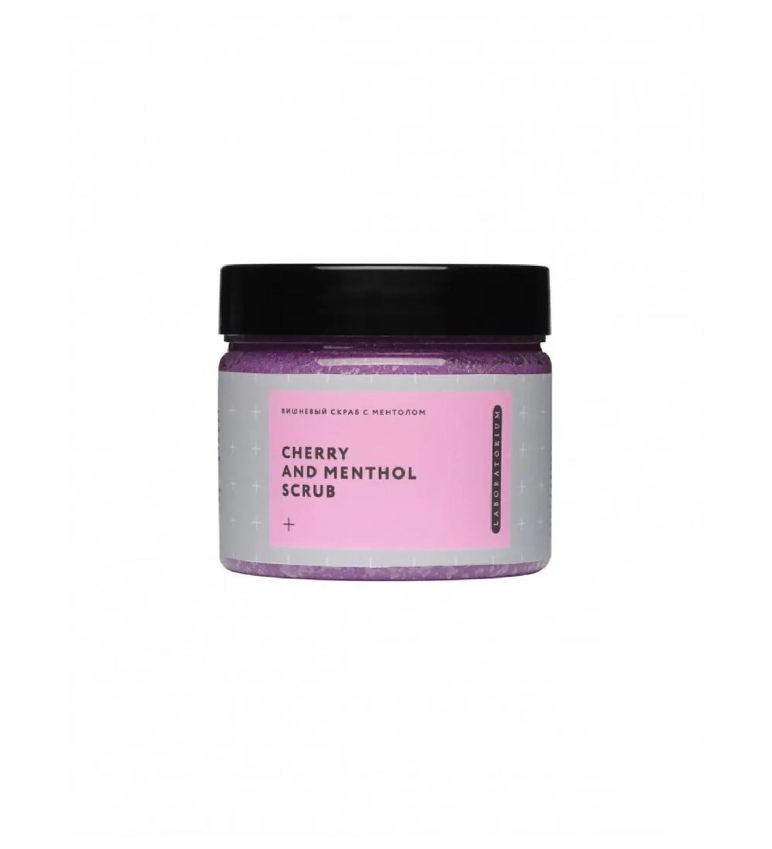 LABORATORIUM Body scrub cherry sugar with menthol 300 ml - Buy Online on GoSupps.com