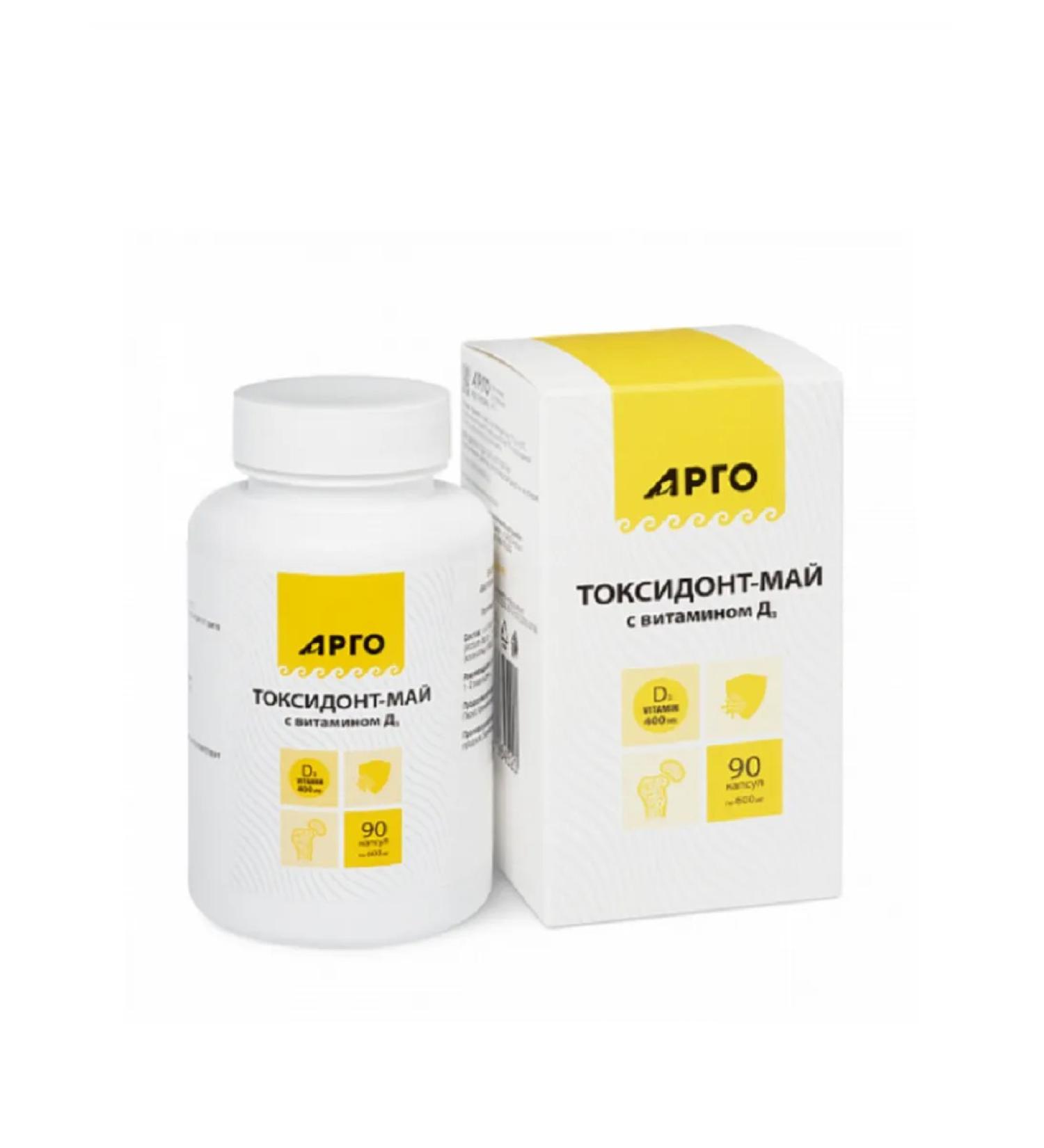 YaNaVa Group 0345 toxidont-May with vitamin D3 capsules 90 pcs - Buy Online on GoSupps.com