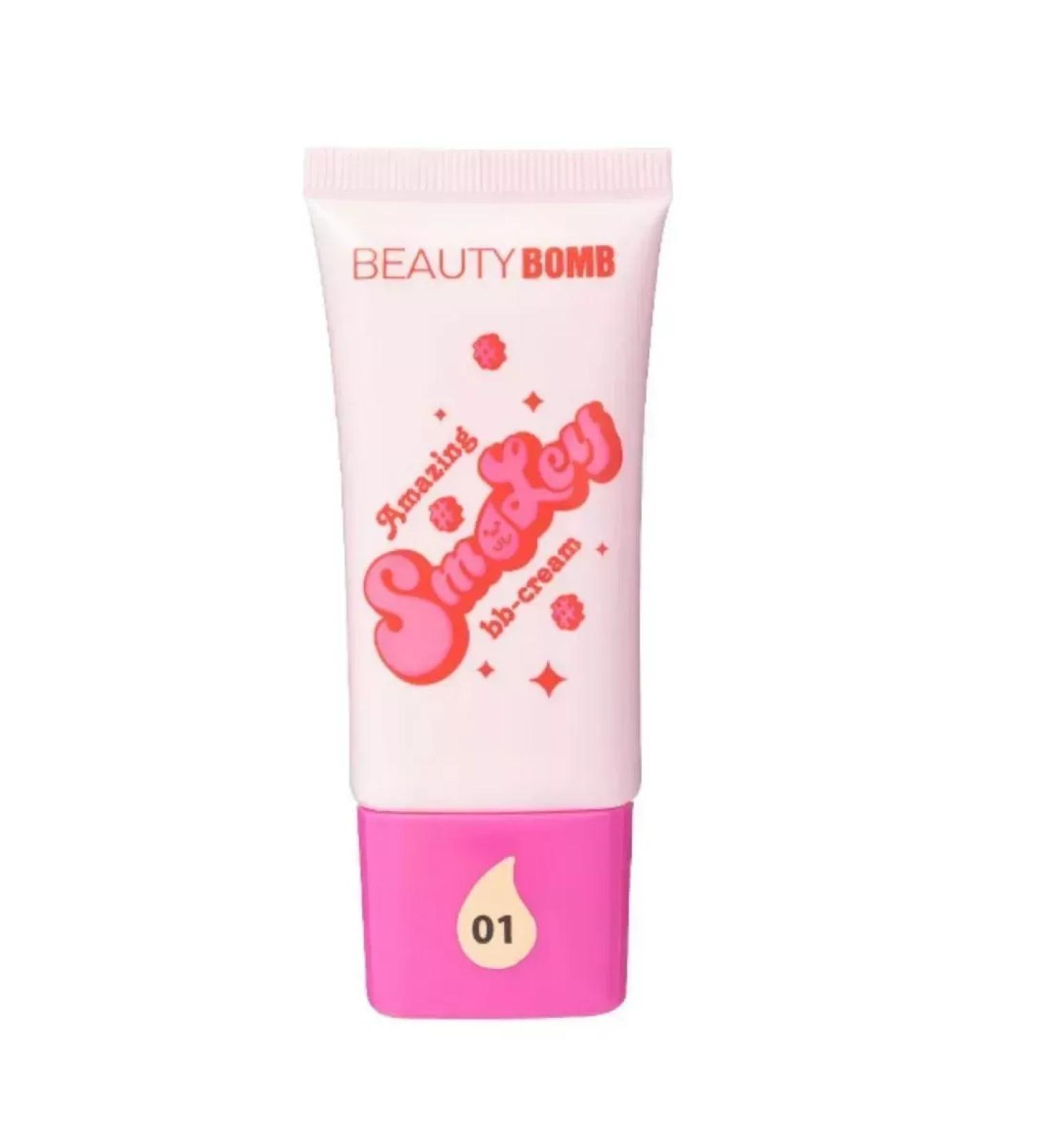 Beauty Bomb AMAZing smiley BB face tonal remedy tone 01
