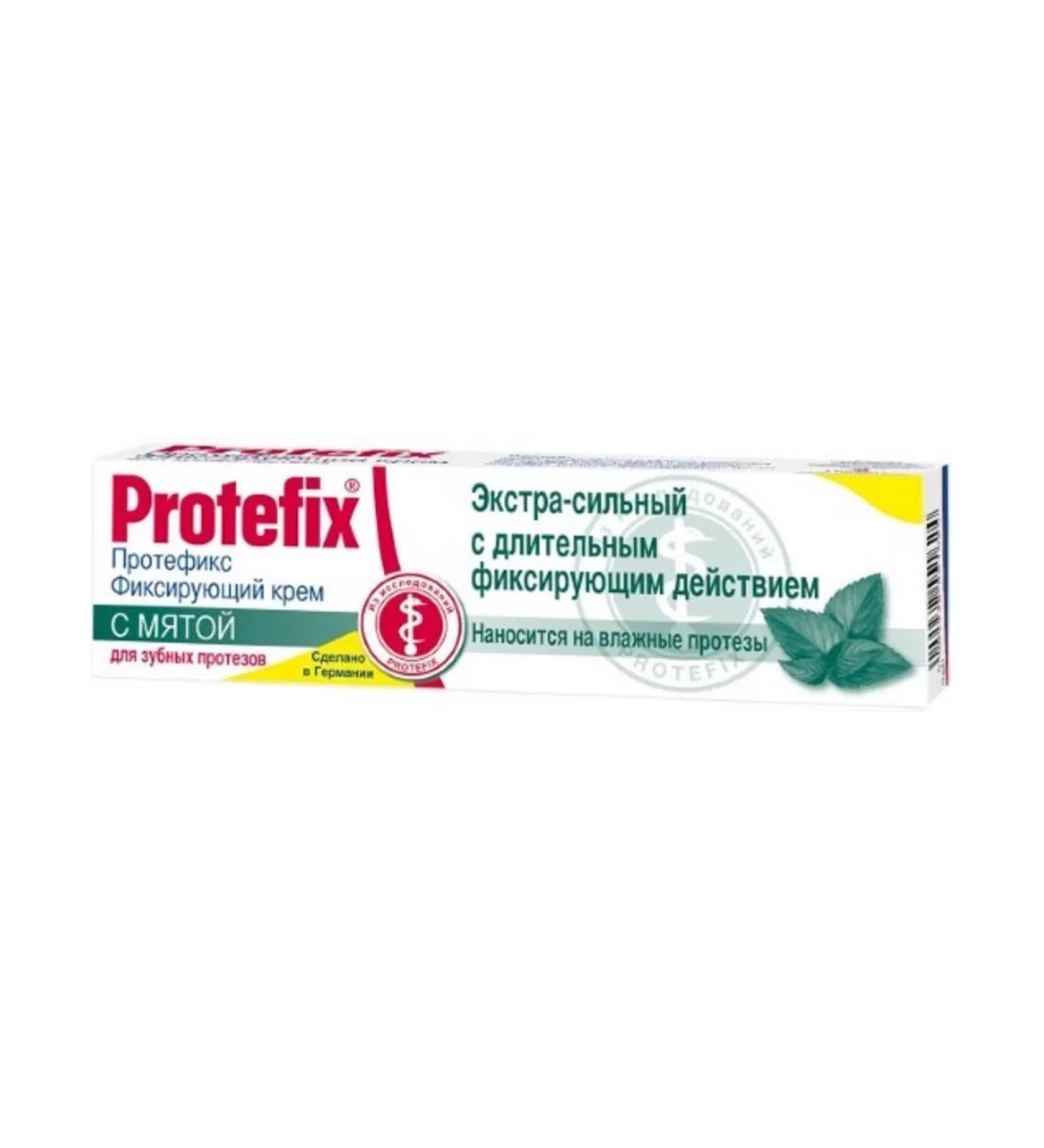 Protefix / Protefix Extra-horsepower fixing cream with mint 47 grams
