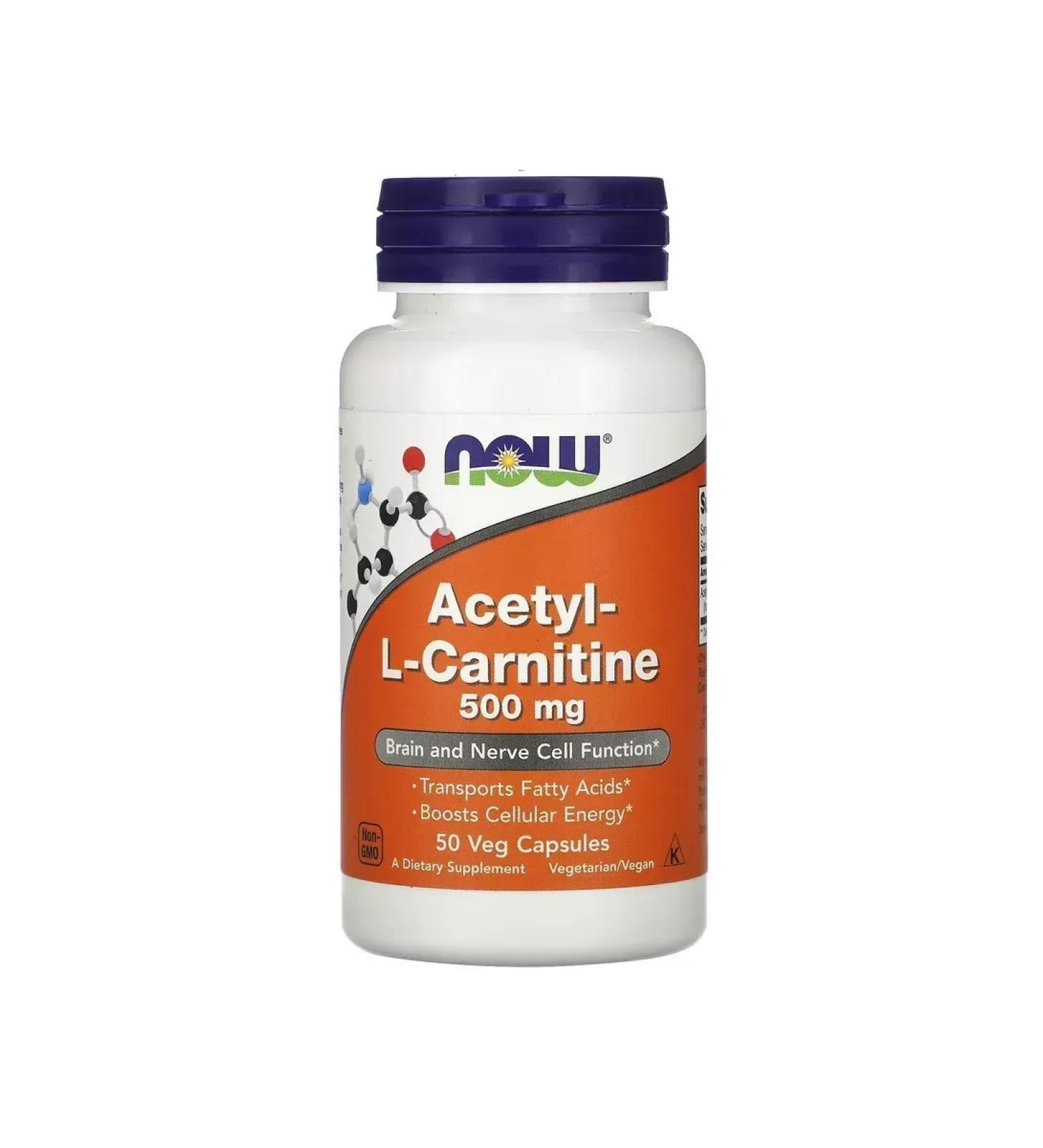 Proper nutrition Now Foods acetyl-l-carnitine 50 vegetarian capsules