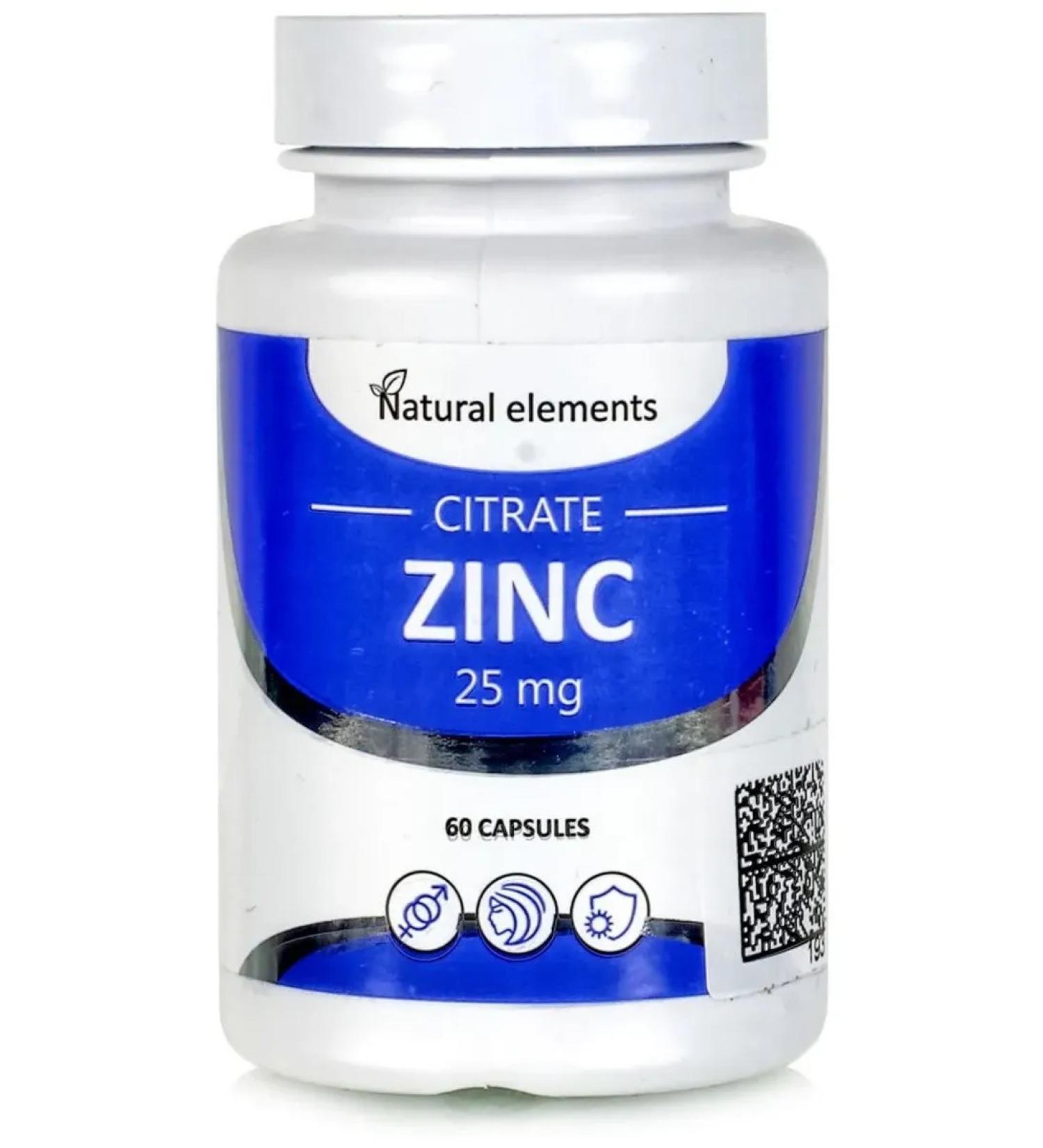 Alfit Plus Citrate of Zinc Natural Elements capsules of 400 mg No. 60