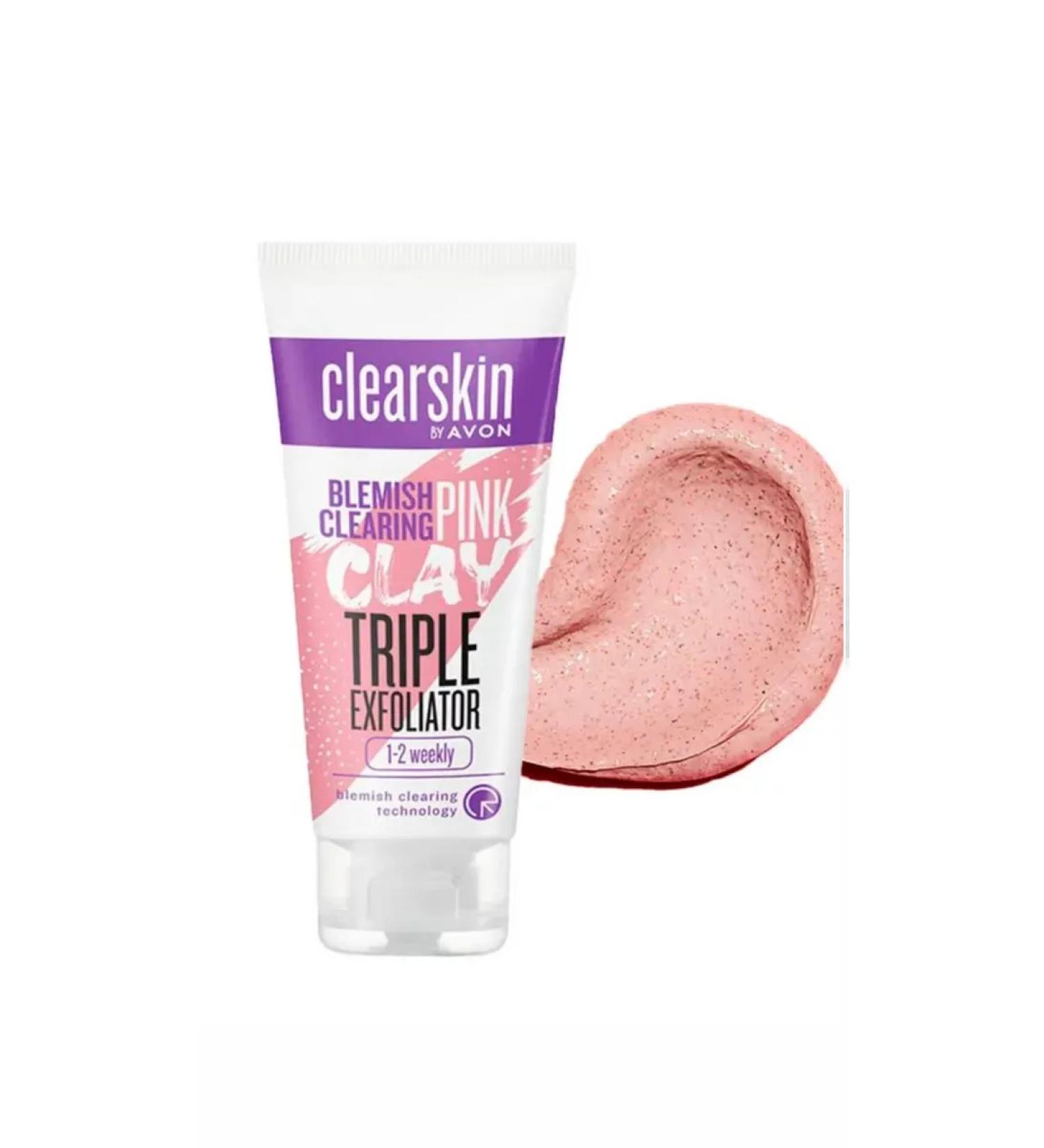 AVON Pink clay scrubbing For problem skin