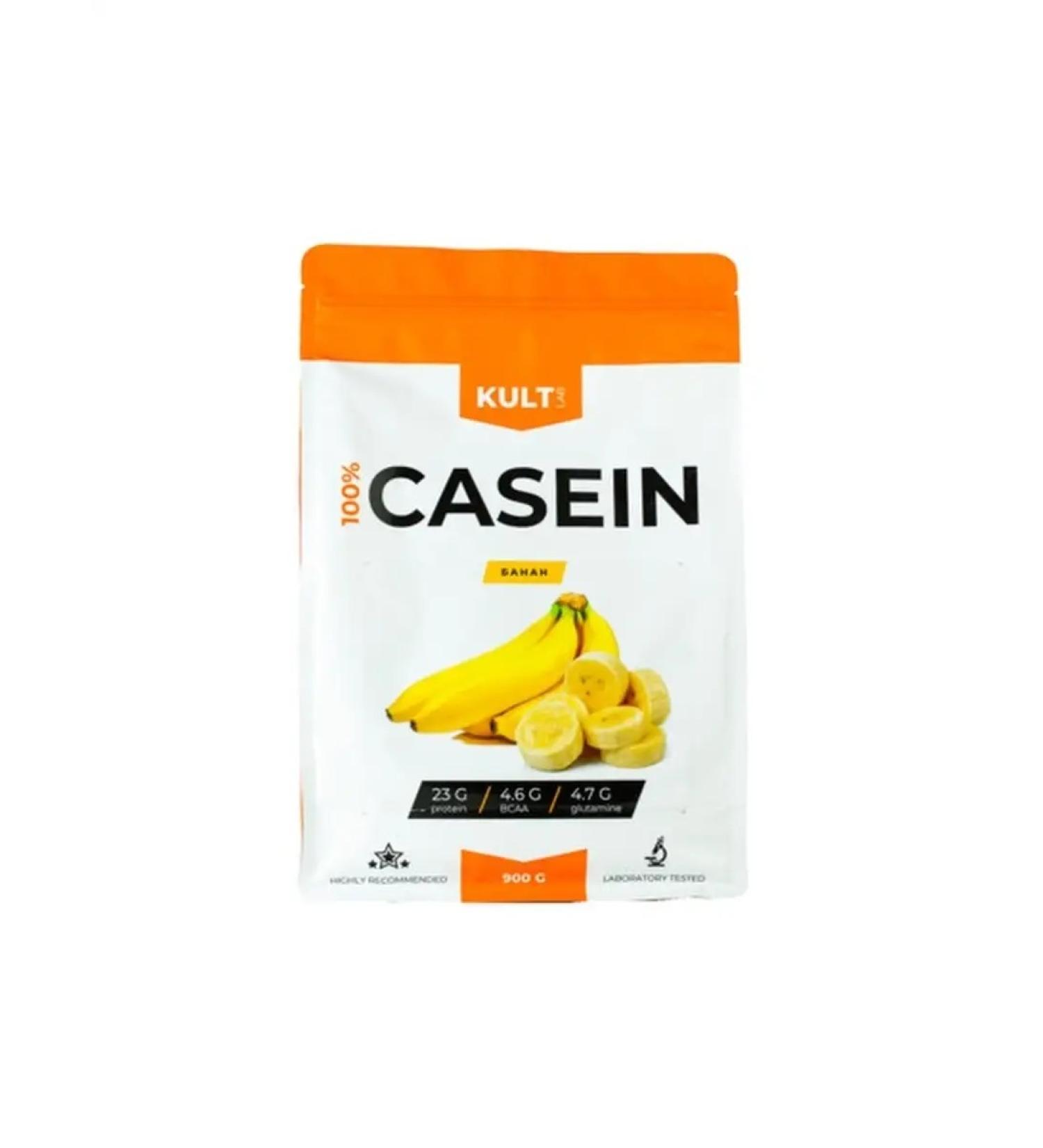KultLab Casein protein Cultlab Casein Bag 900 gr banana - Buy Online on GoSupps.com