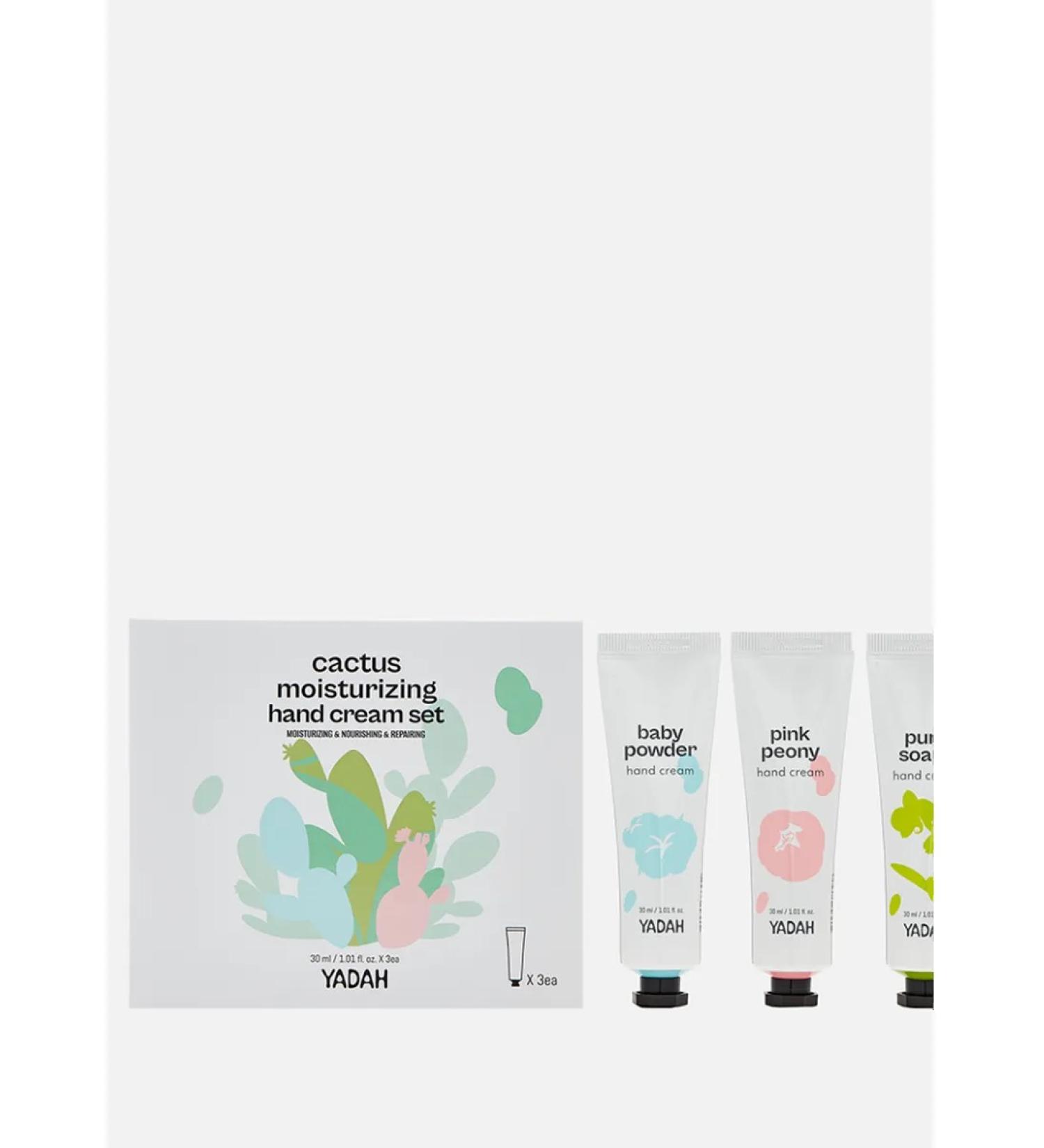 Yadah A set of hand cactus moisturizing 3 pcs - Buy Online on GoSupps.com