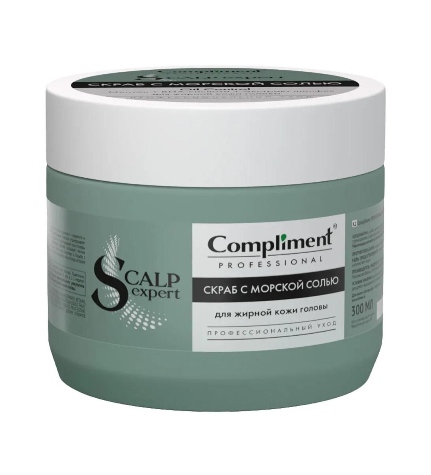 Compliment Scrub for oily scalp with sea salt 300ml - Buy Online on GoSupps.com