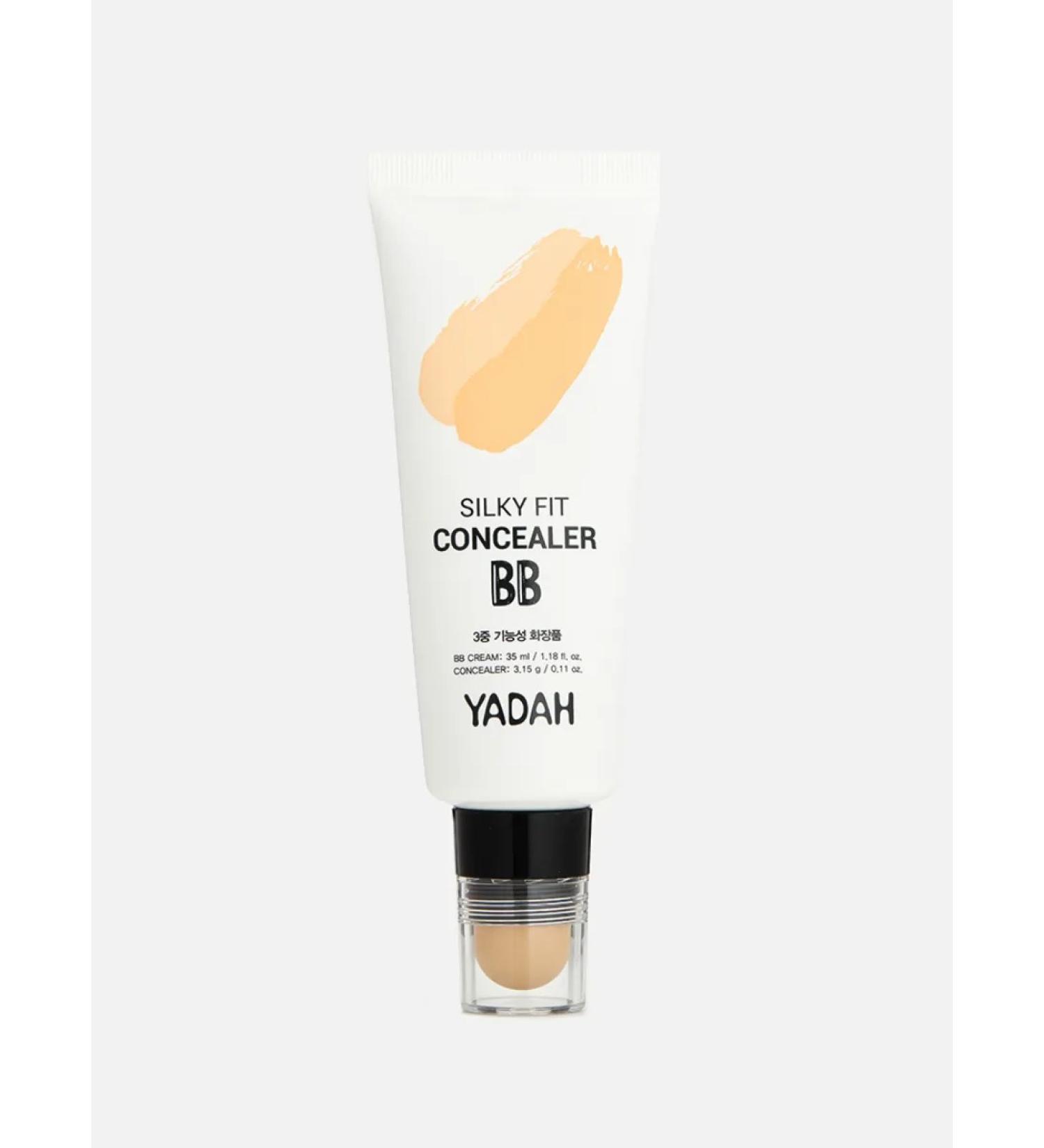 Yadah Concealer and BB Cream 2 in 1 Silky Fit T -21 Light Beige - Buy Online on GoSupps.com