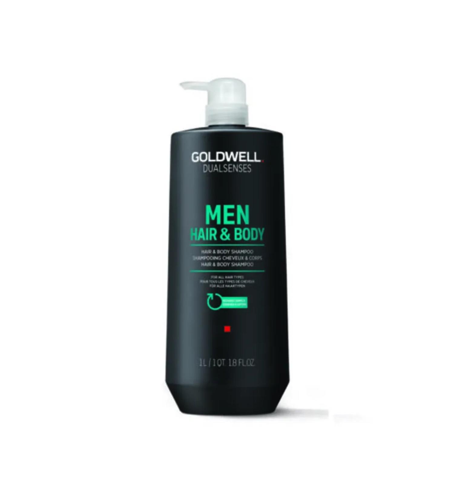 Goldwell Dualsens men hair shampoo and body 1000 ml