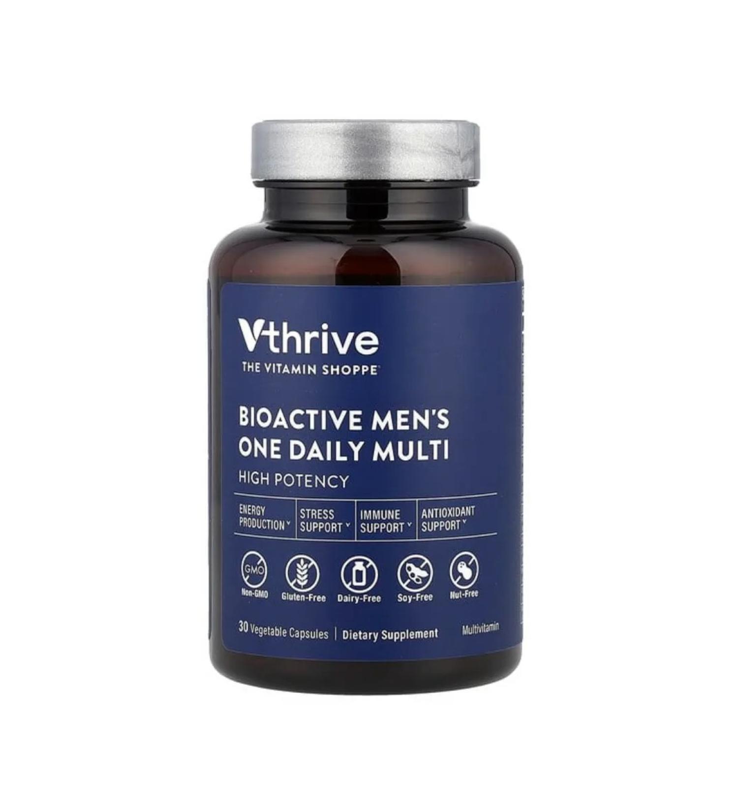 Vthrive Multivitamins for men with antioxidants 30 capsules