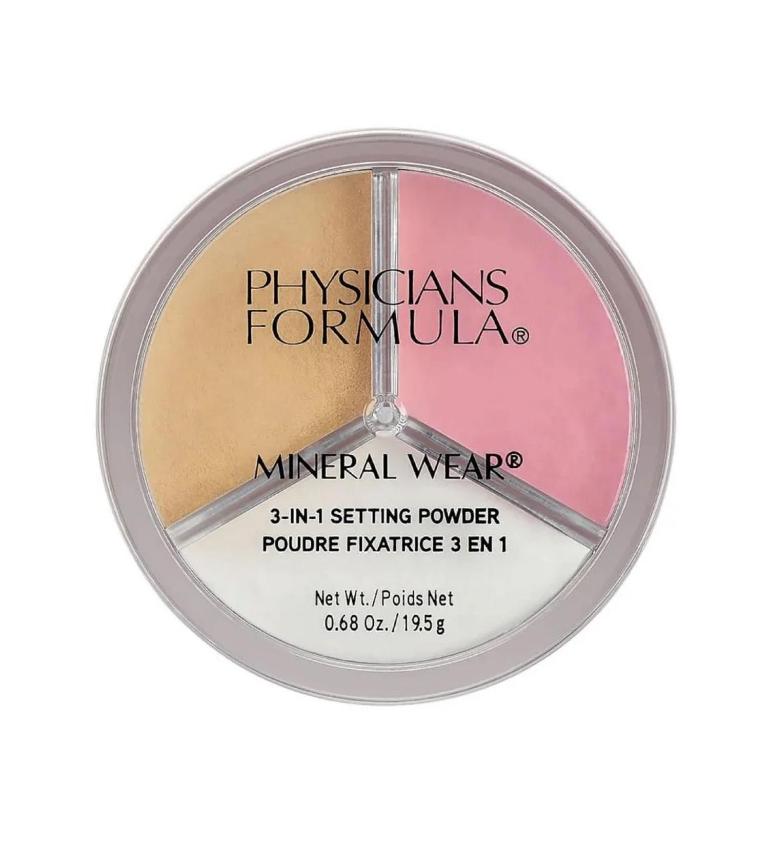 PHYSICIANS FORMULA Brutrained powder 3 in 1 Mineral Wear 3-In-1 Setting Powder - Buy Online on GoSupps.com