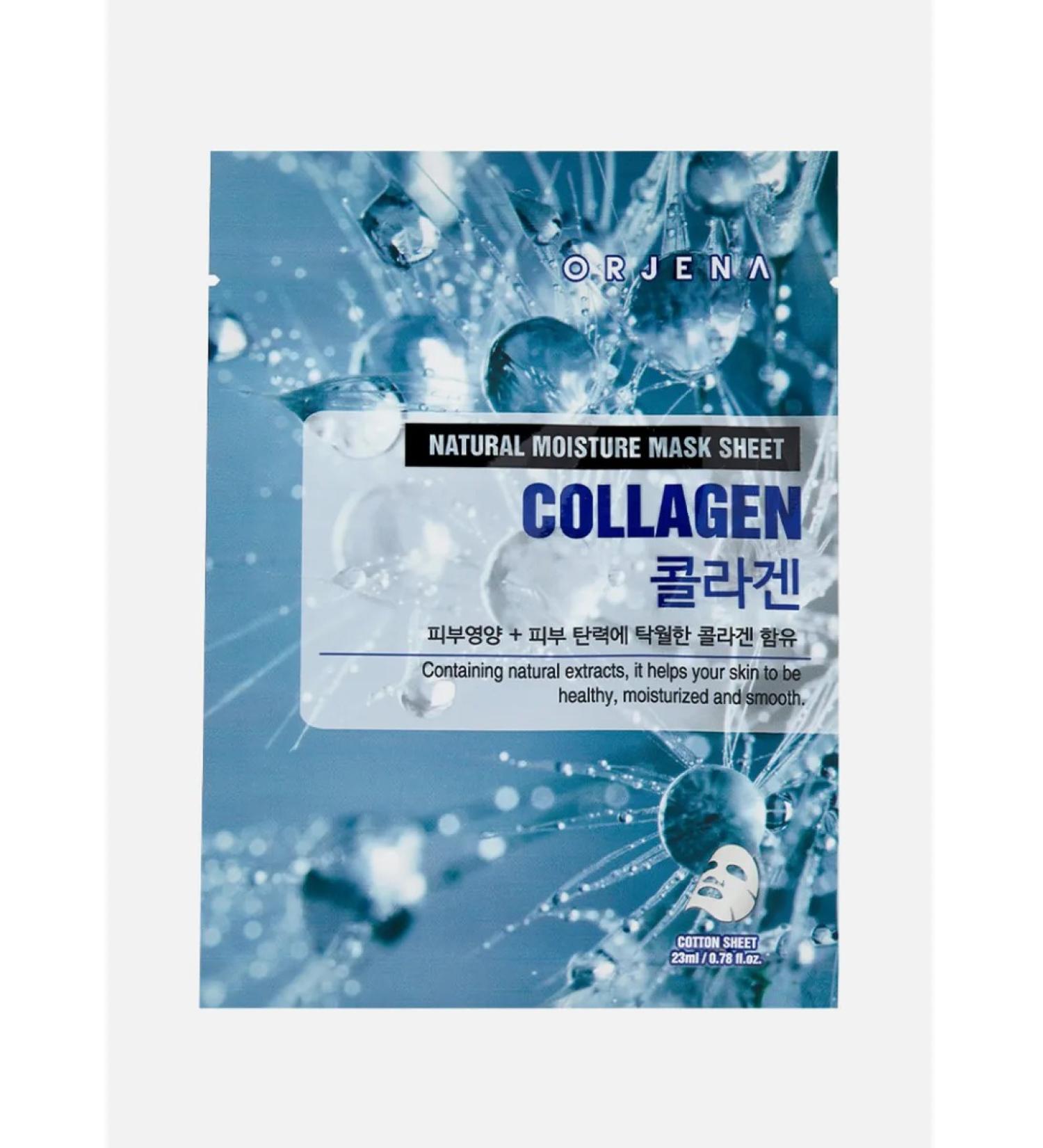 ORJENA Mask Drikani face with collagen 1pc - Buy Online on GoSupps.com