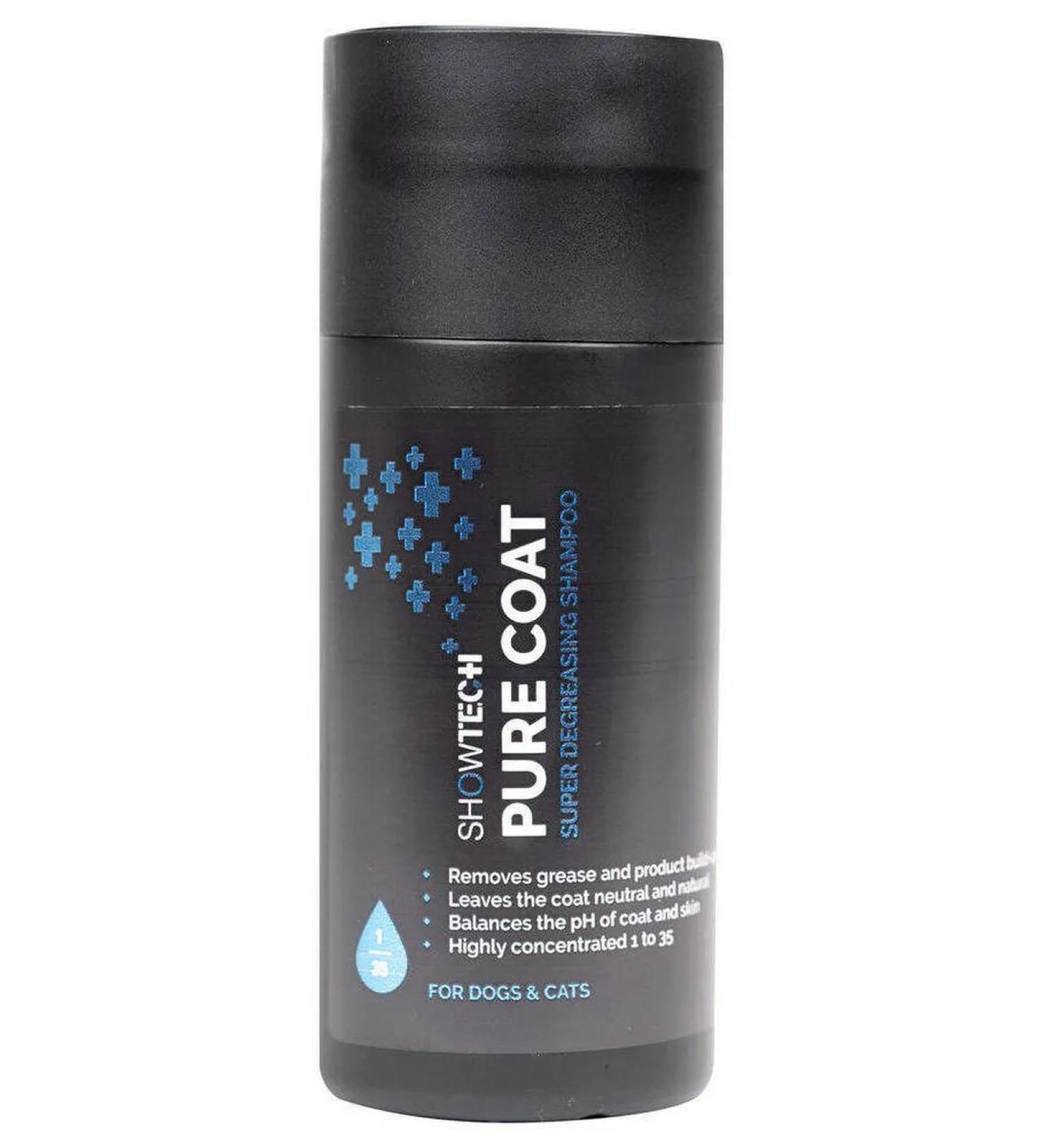 Show Tech+ Pure Coat shampoo for degreasing 100 ml