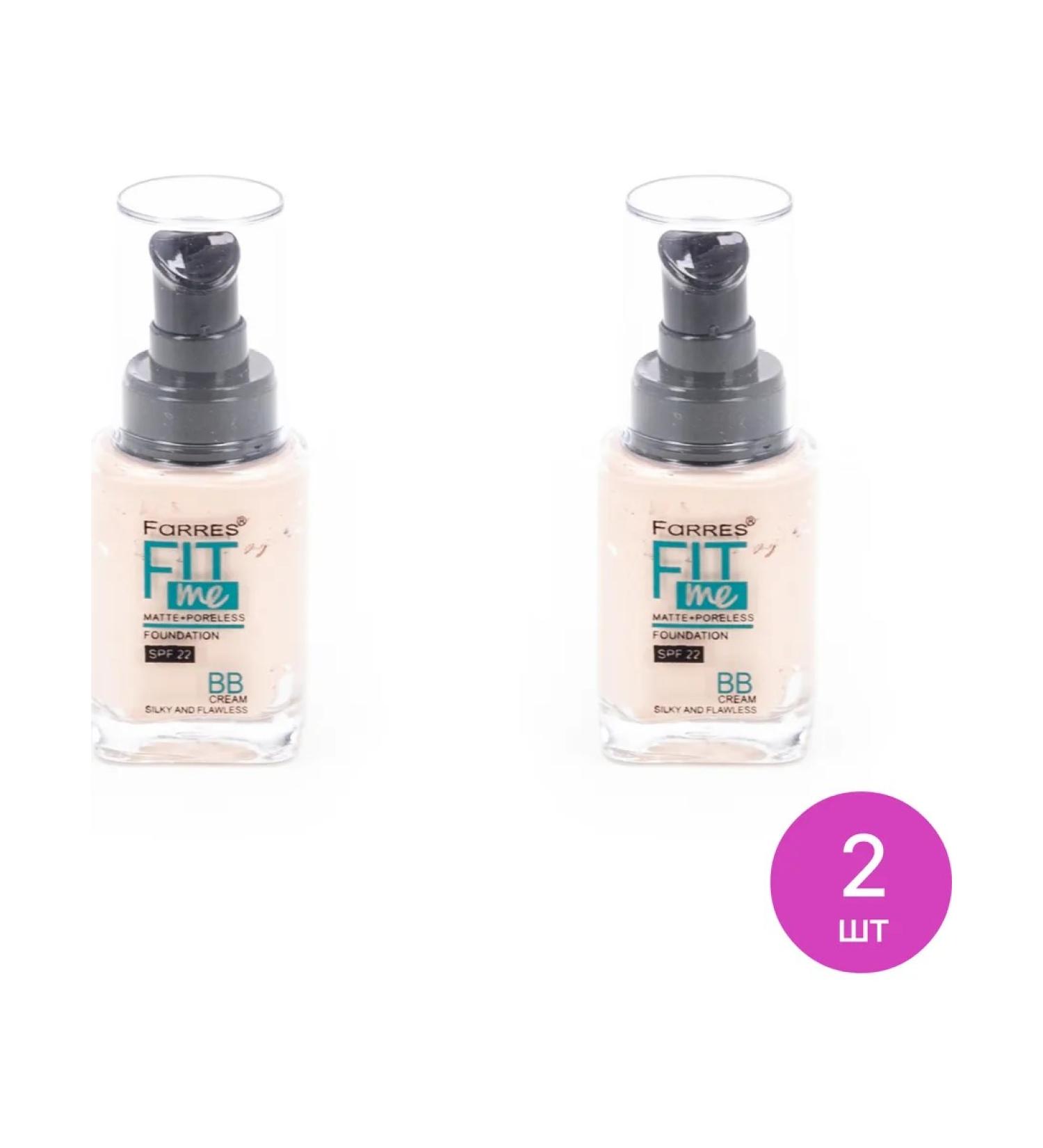 FARRES Fit me SPF 22 tone 101 35ml 2 pcs - Buy Online on GoSupps.com