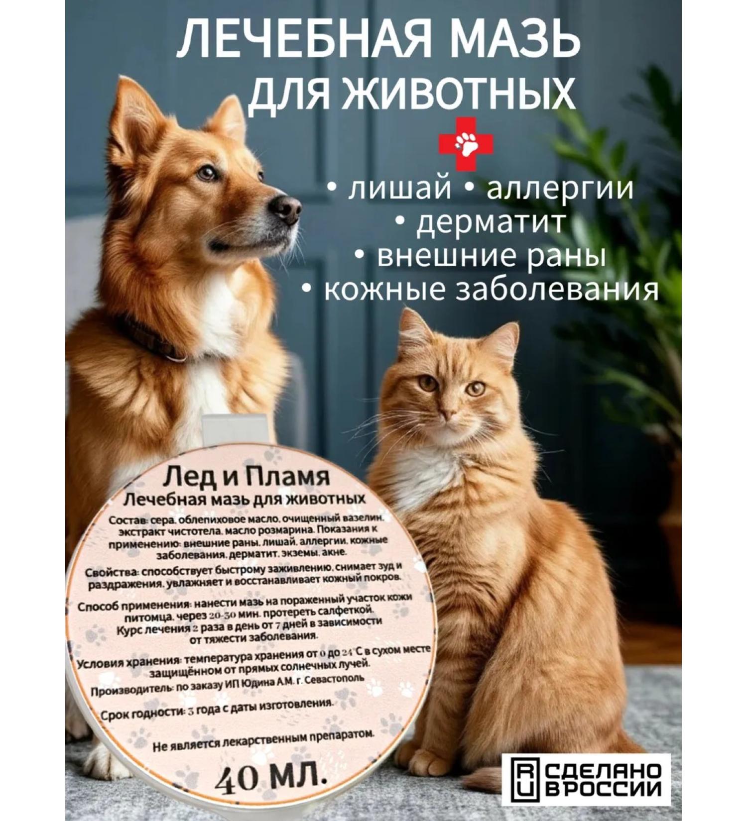 Ice and Fire Therapeutic ointment for cats and dogs - Buy Online on GoSupps.com