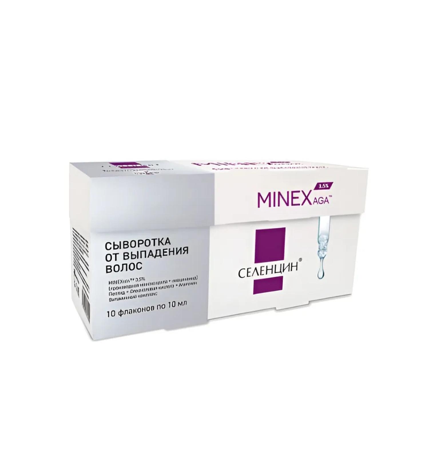 SELENCIN MINEXAGA Serum from hair loss Minexaga 10ml N10 - Buy Online on GoSupps.com