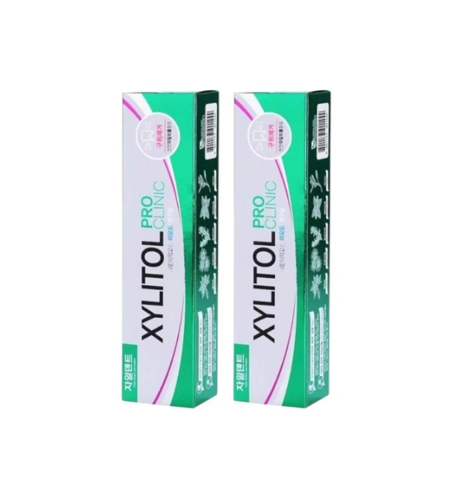 MUKUNGHWA Xylitol Pro Clinic Pasta toothpaste with 130g-2pcs extracts